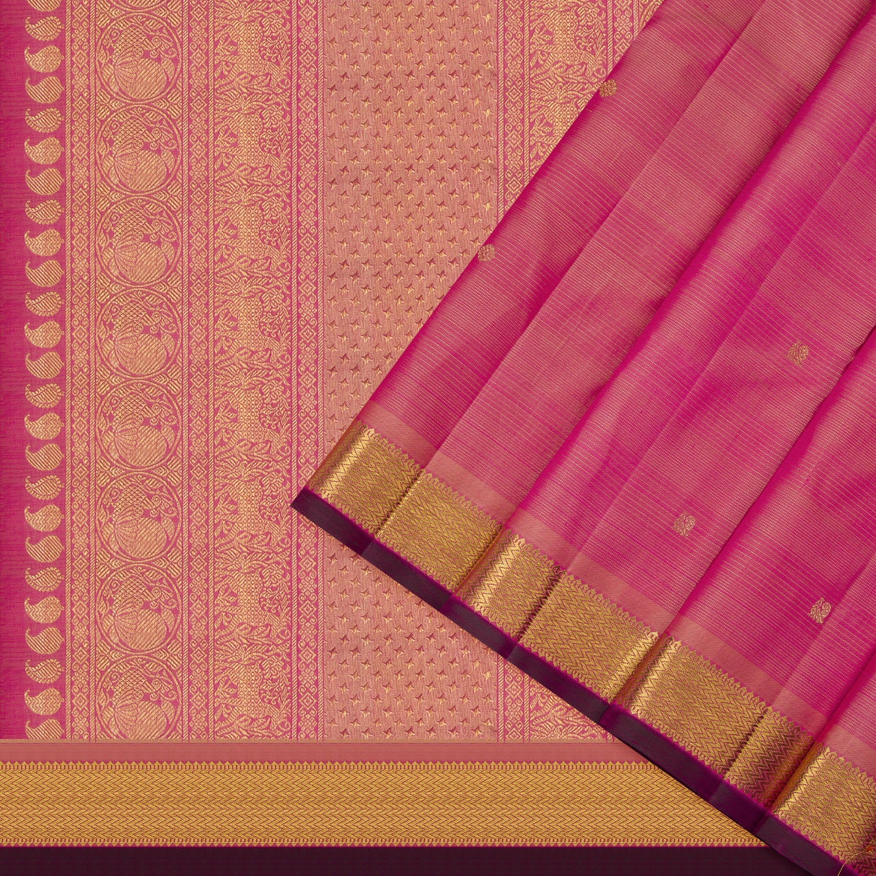 Kanakavalli Kanjivaram Silk Sari 23-599-HS001-14398 - Cover View