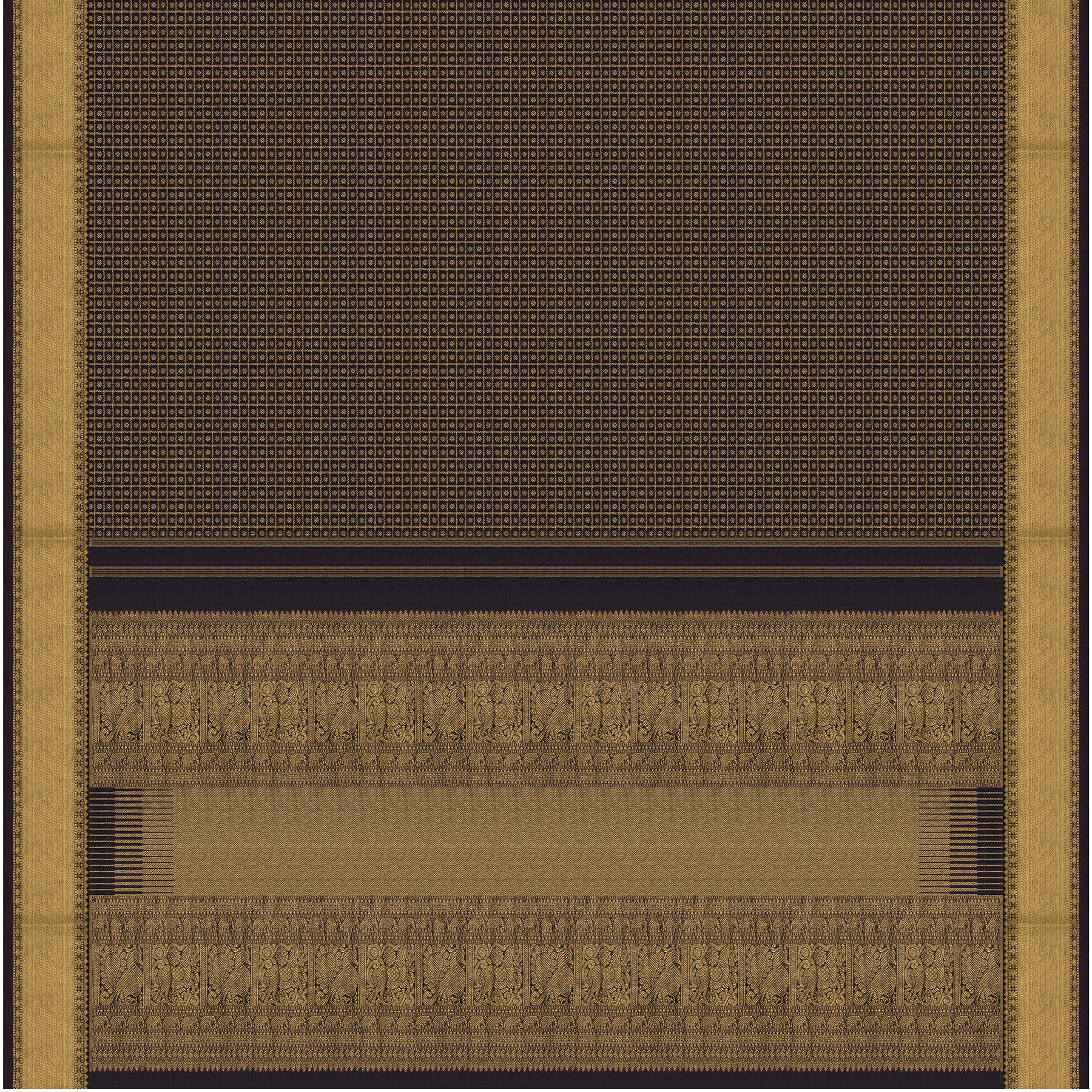 Kanakavalli Kanjivaram Silk Sari 23-599-HS001-14408 - Full View