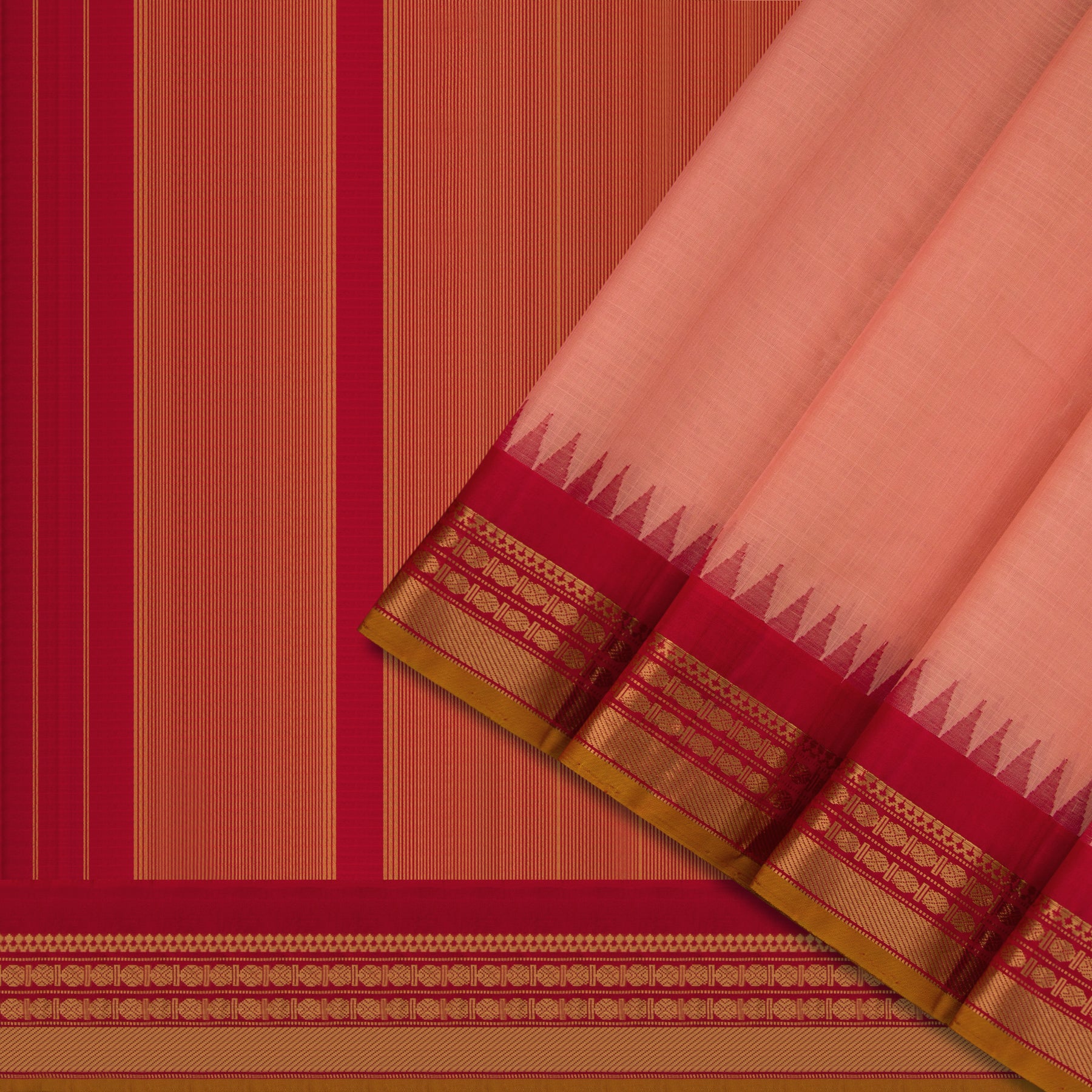 Kanakavalli Gadwal Silk/Cotton Sari 23-604-HS005-01667 - Cover View