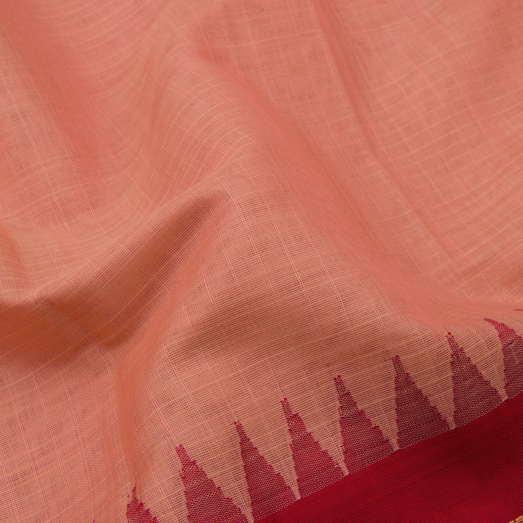 Kanakavalli Gadwal Silk/Cotton Sari 23-604-HS005-01667 - Fabric View