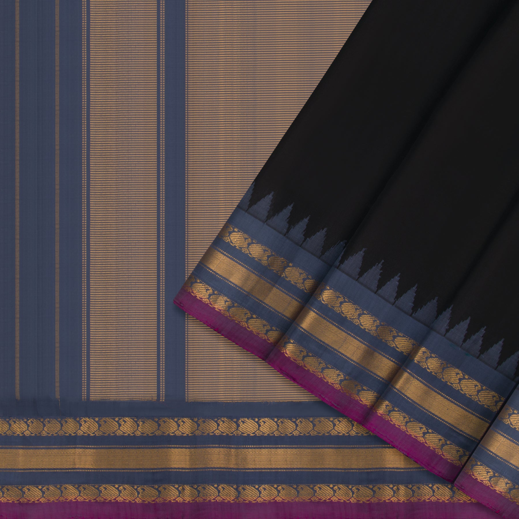 Kanakavalli Gadwal Silk/Cotton Sari 23-604-HS005-03212 - Cover View