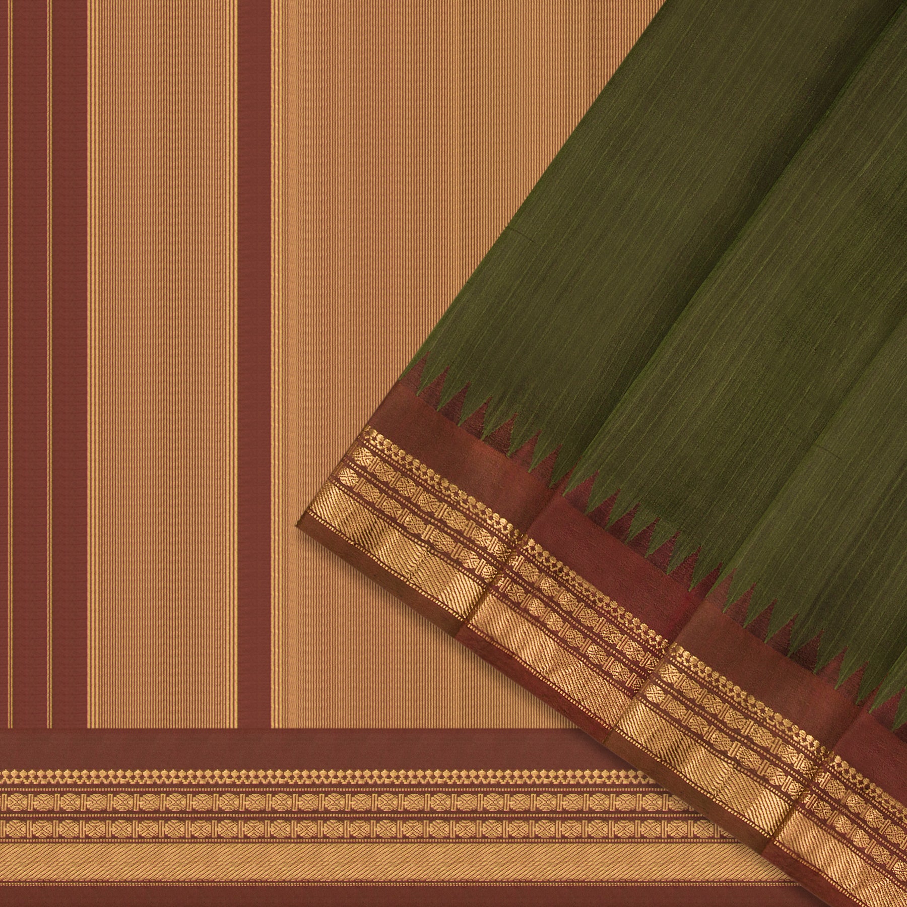 Kanakavalli Gadwal Silk/Cotton Sari 23-604-HS005-07951 - Cover View