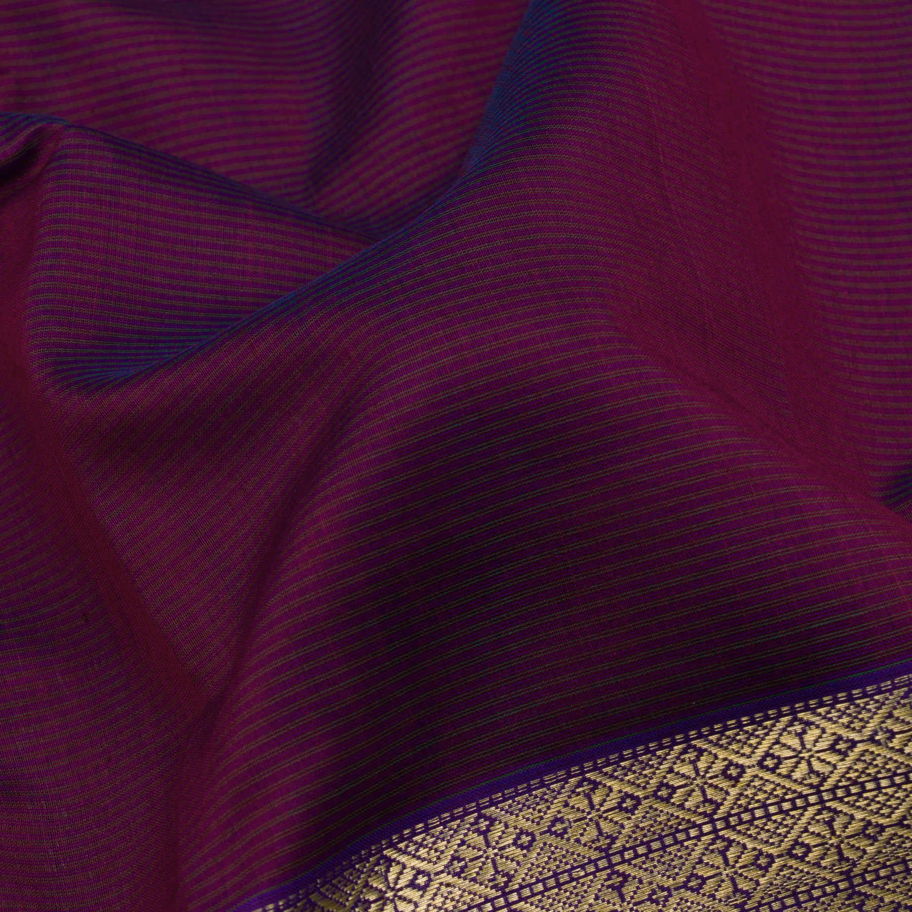 Kanakavalli Silk/Cotton Sari 23-610-HS005-05920 - Fabric View