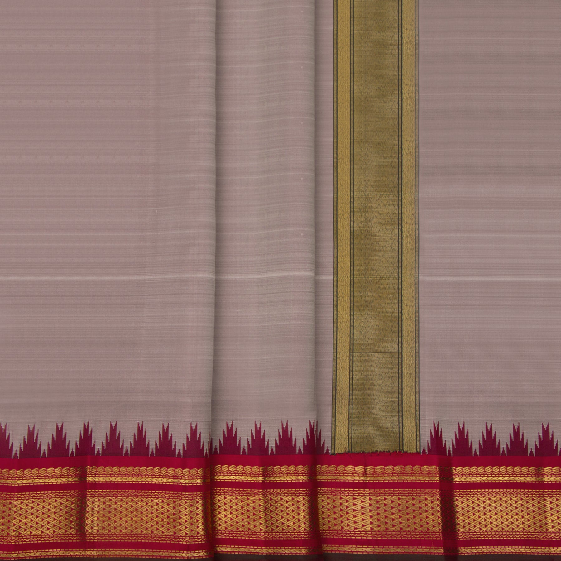 Kanakavalli Kanjivaram Silk Angavastram Set 23-611-HA001-13347 - Angavastram View