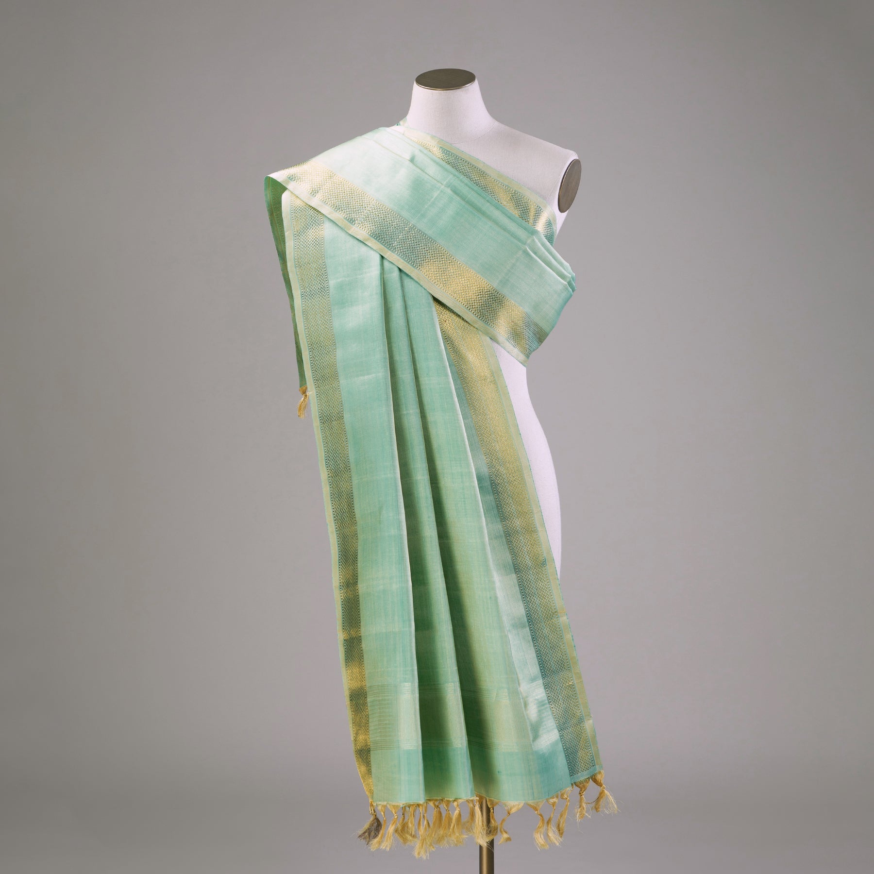Kanakavalli Kanjivaram Silk Dupatta 23-611-HD001-13343 - Drape View
