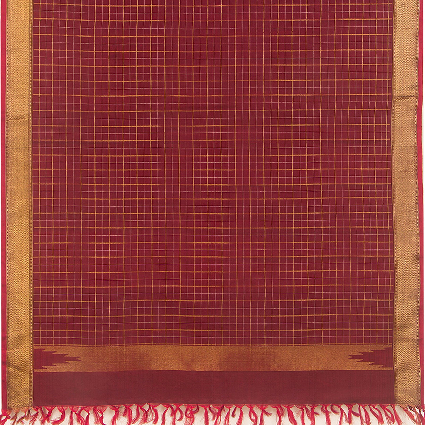 Kanakavalli Kanjivaram Silk Dupatta 23-611-HD001-14043 - Full View