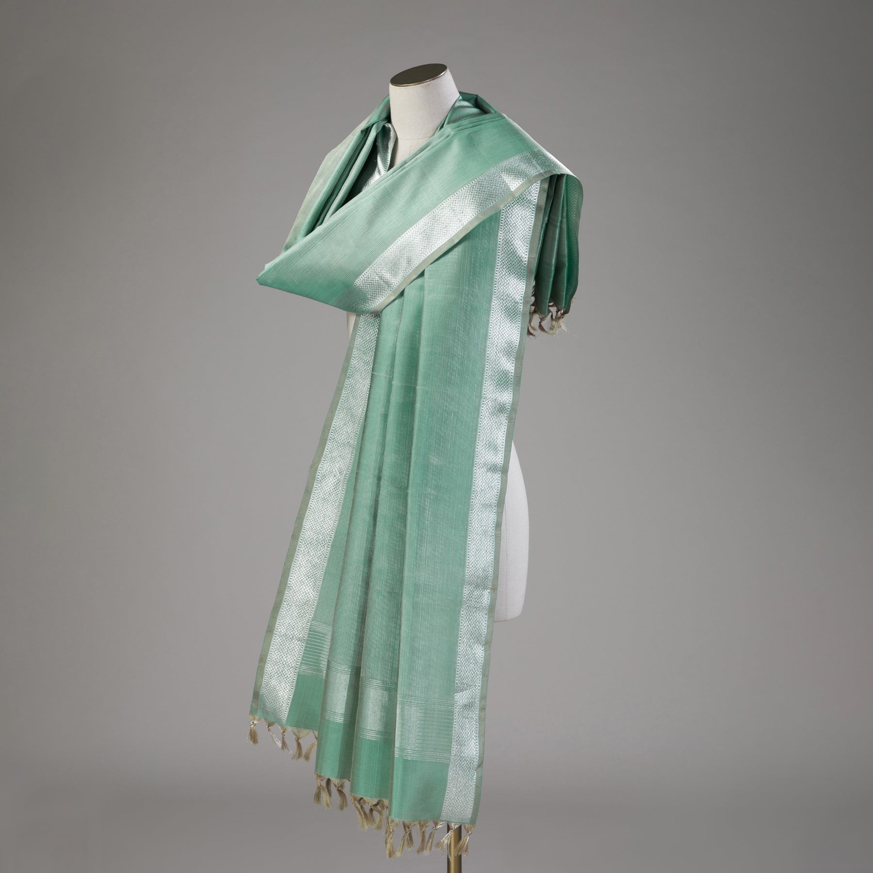 Kanakavalli Kanjivaram Silk Dupatta 23-611-HD001-14494 - Drape View