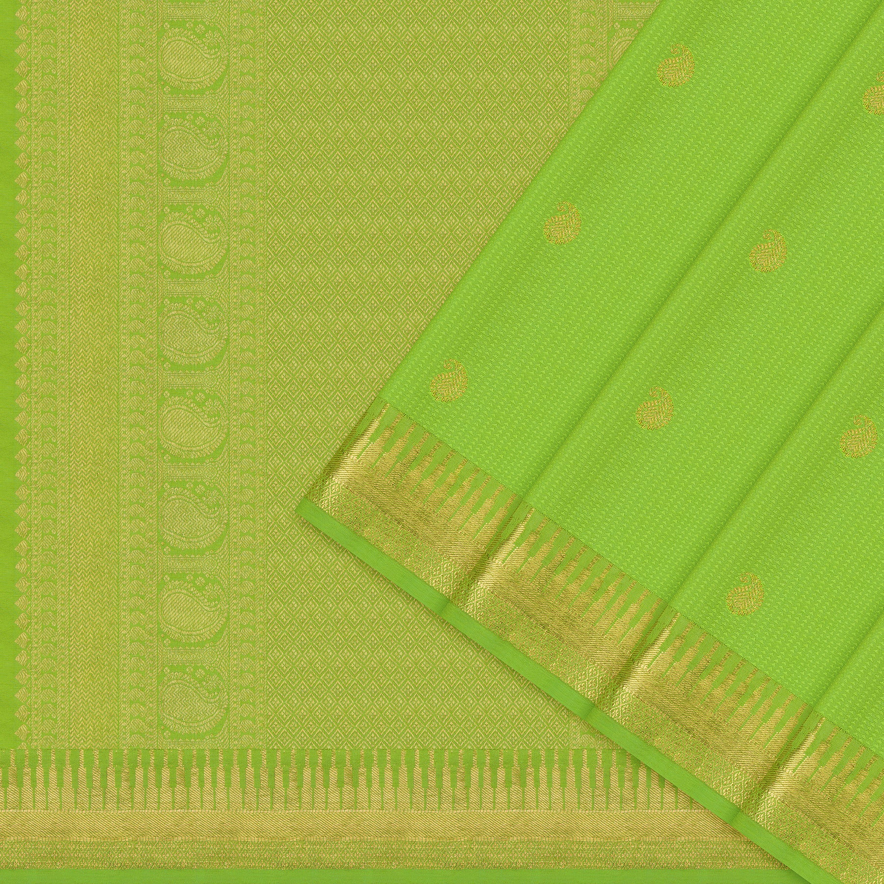 Kanakavalli Kanjivaram Silk Sari 23-611-HS001-02322 - Cover View