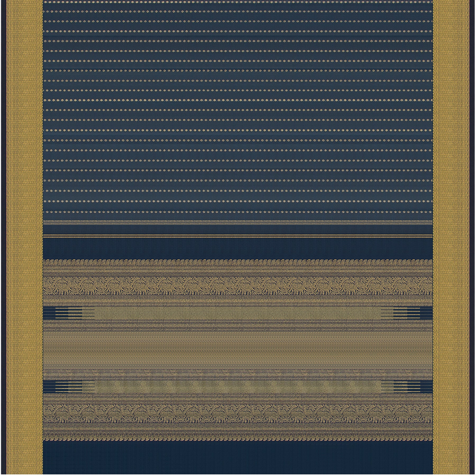 Kanakavalli Kanjivaram Silk Sari 23-611-HS001-03271 - Full View