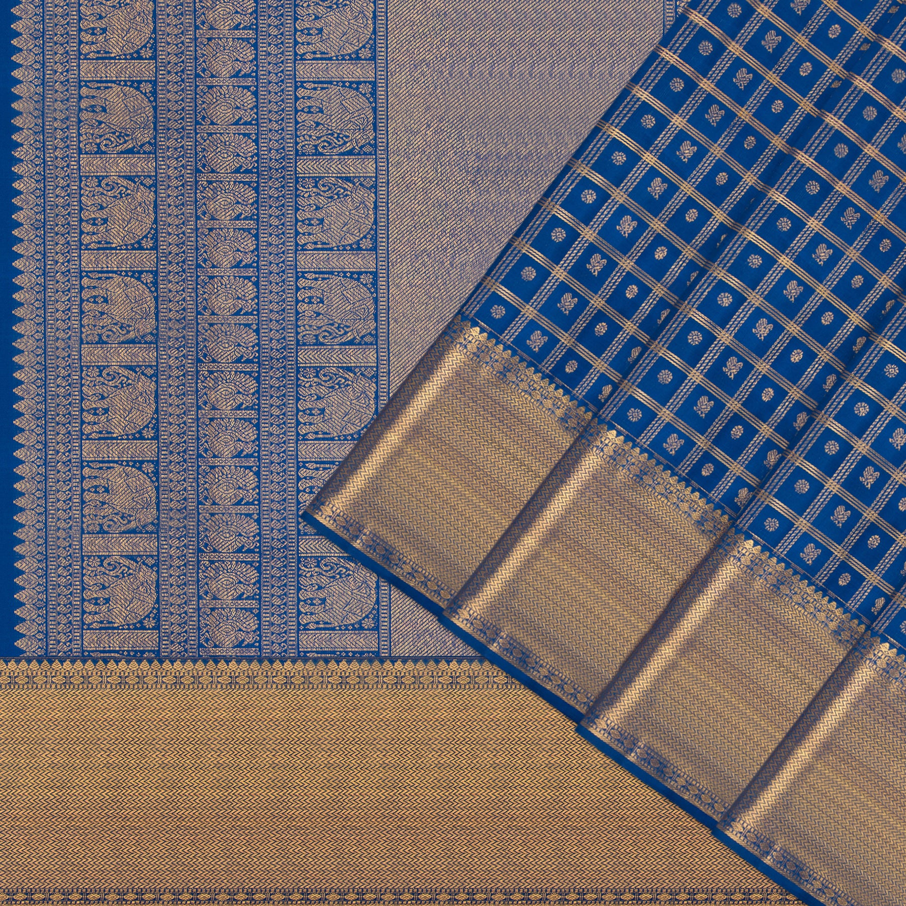 Kanakavalli Kanjivaram Silk Sari 23-611-HS001-04536 - Cover View