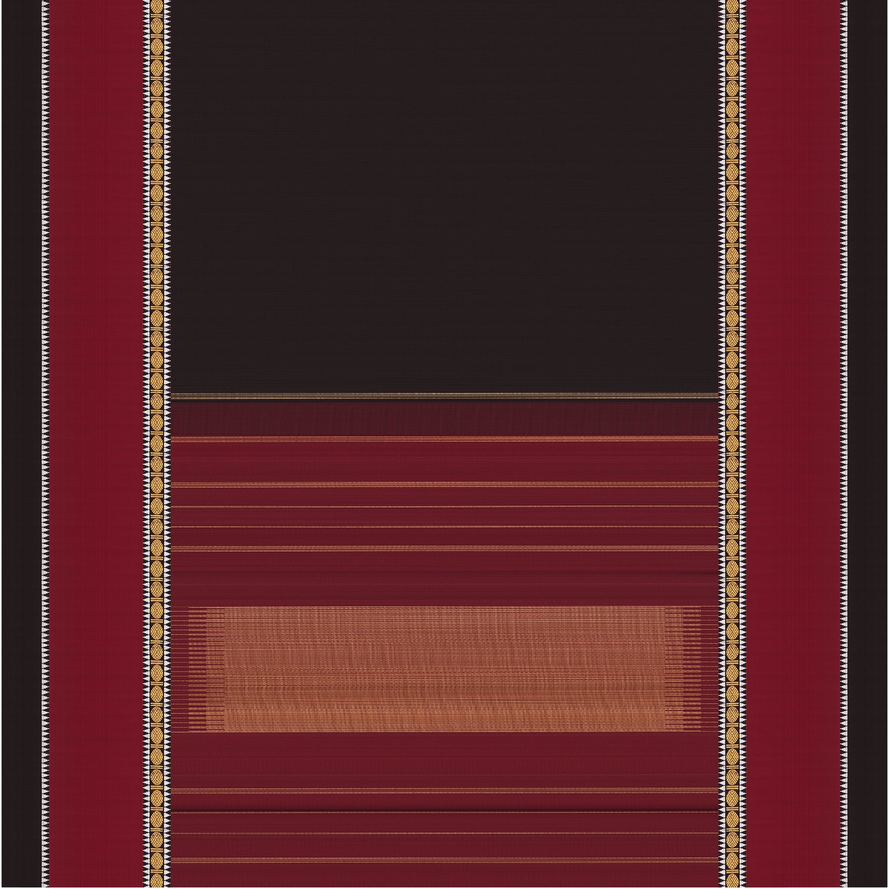 Kanakavalli Kanjivaram Silk Sari 23-611-HS001-10271 - Full View