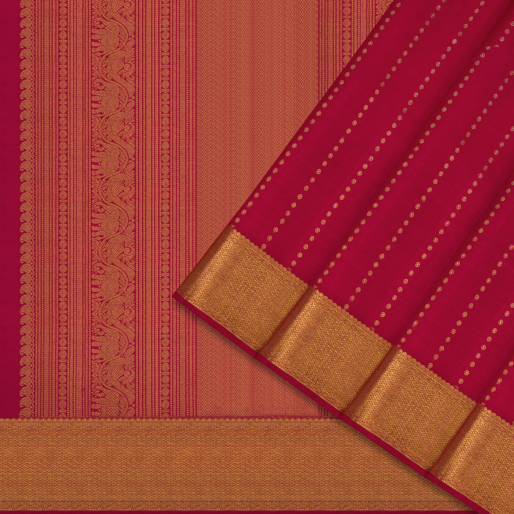 Kanakavalli Kanjivaram Silk Sari 23-611-HS001-11889 - Cover View
