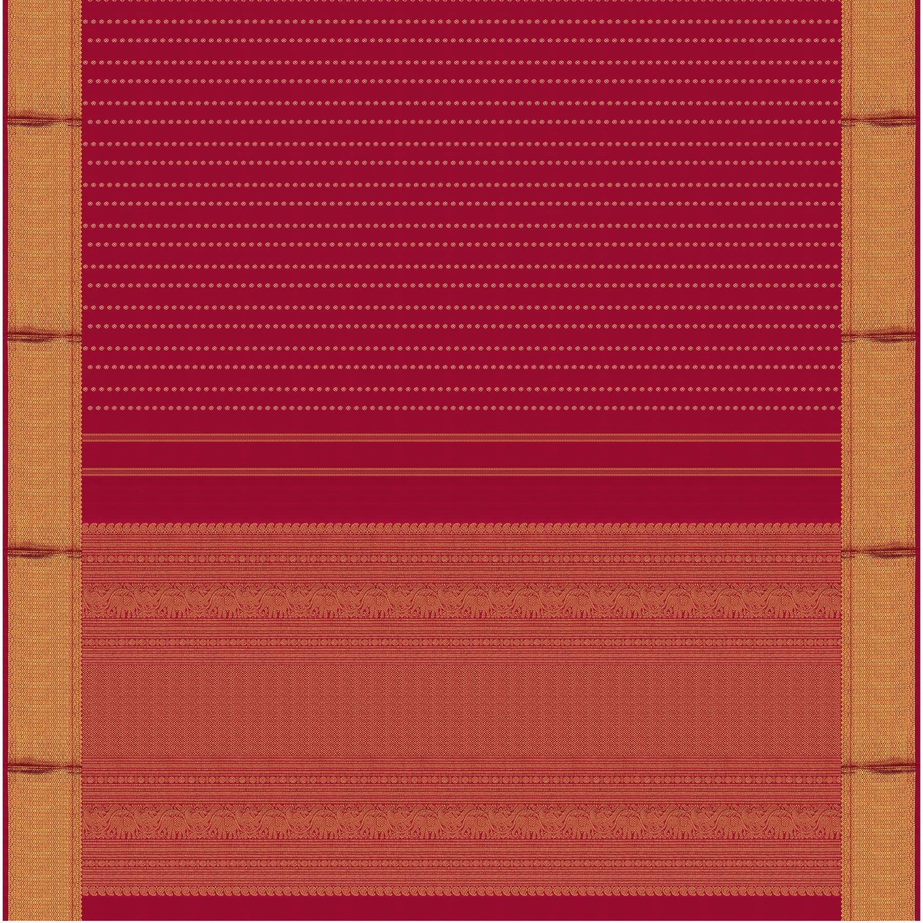 Kanakavalli Kanjivaram Silk Sari 23-611-HS001-11889 - Full View