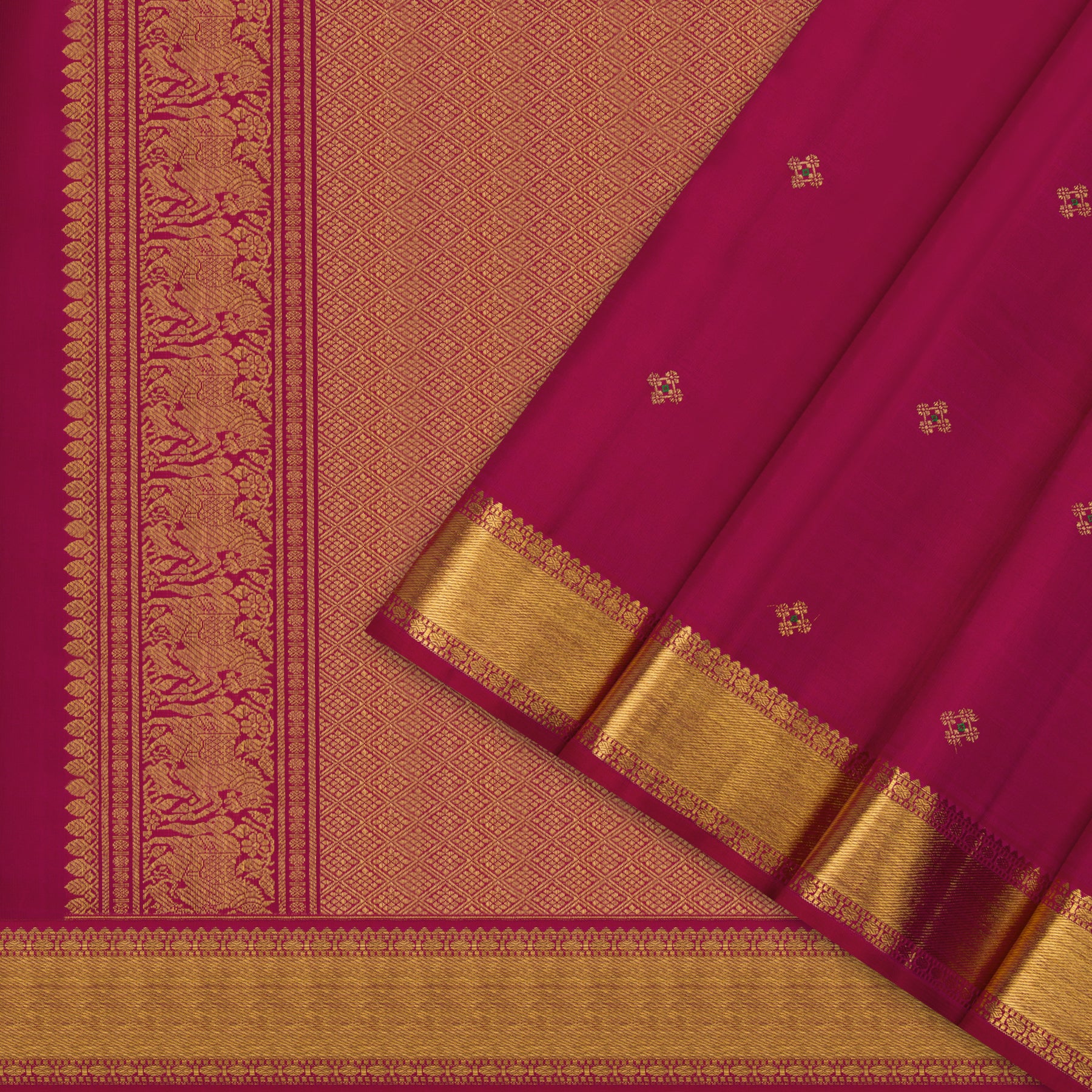 Kanakavalli Kanjivaram Silk Sari 23-611-HS001-13293 - Cover View