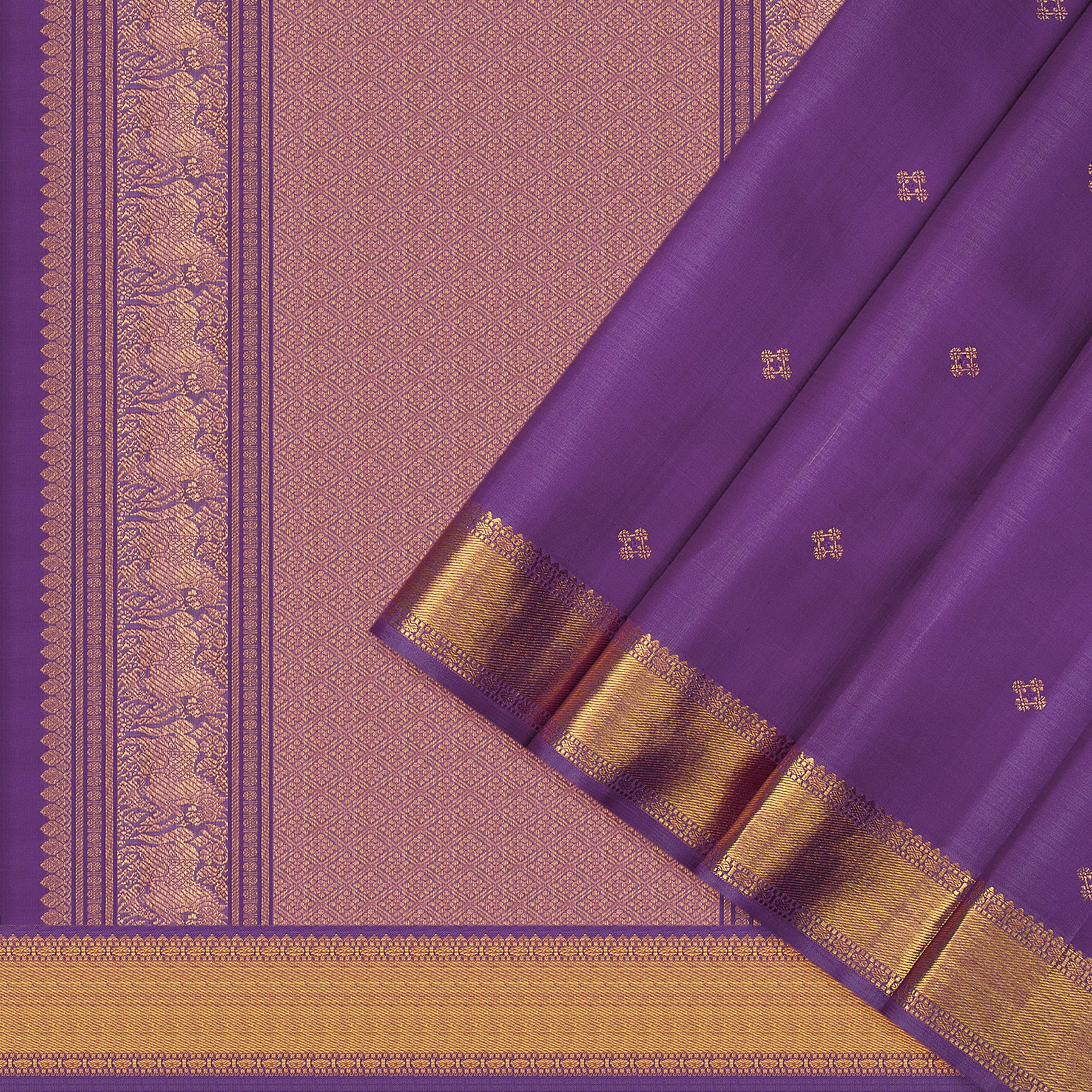 Kanakavalli Kanjivaram Silk Sari 23-611-HS001-14268 - Cover View