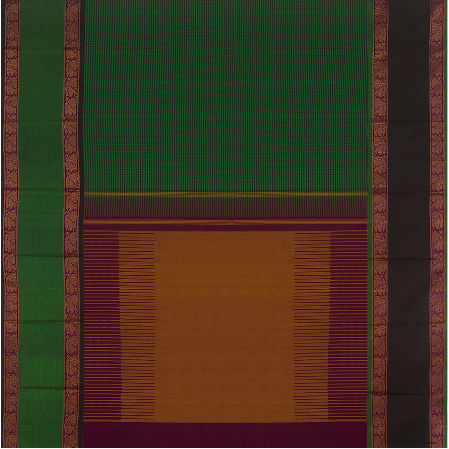 Kanakavalli Kanjivaram Silk Sari 23-613-HS001-02206 - Full View