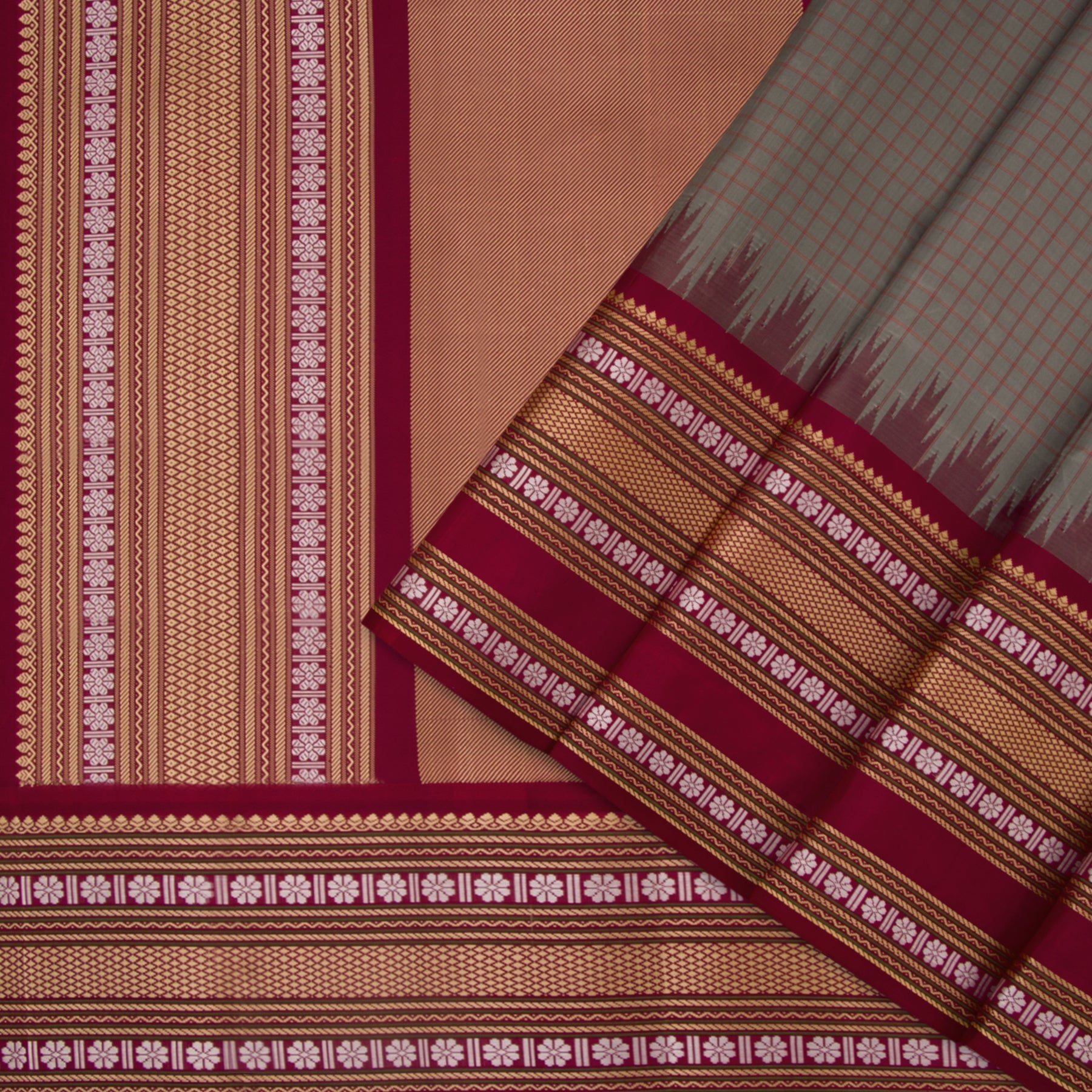 Kanakavalli Kanjivaram Silk Sari 23-613-HS001-02212 - Cover View