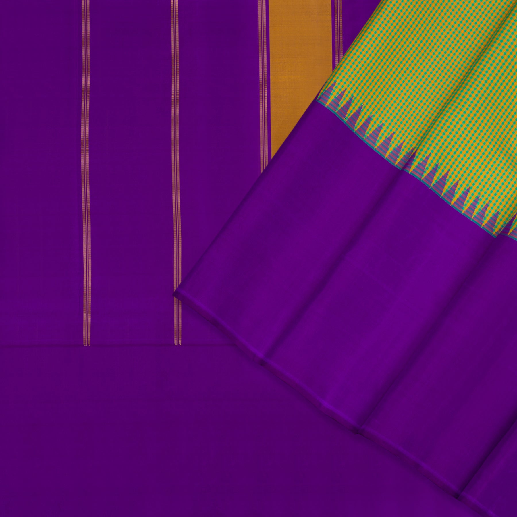 Kanakavalli Kanjivaram Silk Sari 23-613-HS001-02233 - Cover View