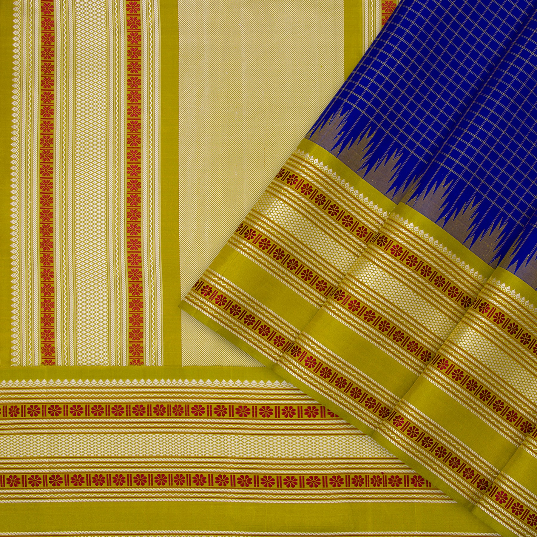 Kanakavalli Kanjivaram Silk Sari 23-613-HS001-07072 - Cover View