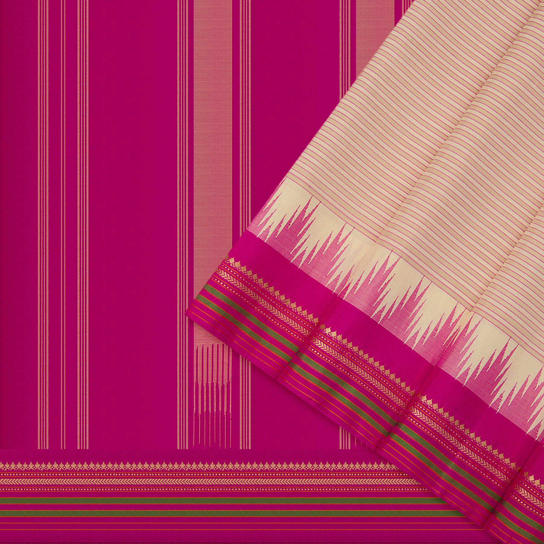 Kanakavalli Kanjivaram Silk Sari 23-613-HS001-12025 - Cover View