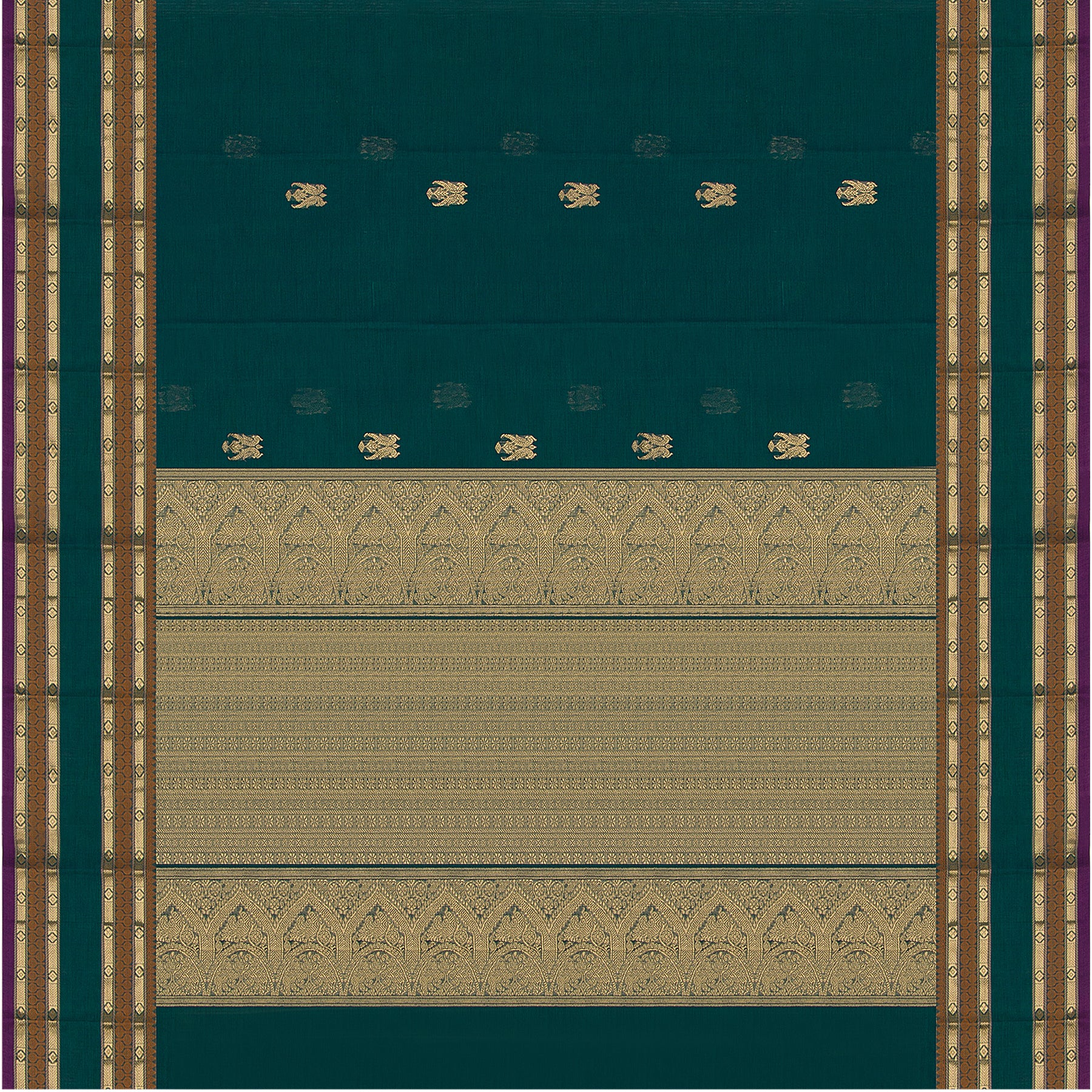 Kanakavalli Kanchi Cotton Sari 23-613-HS003-03457 - Full View