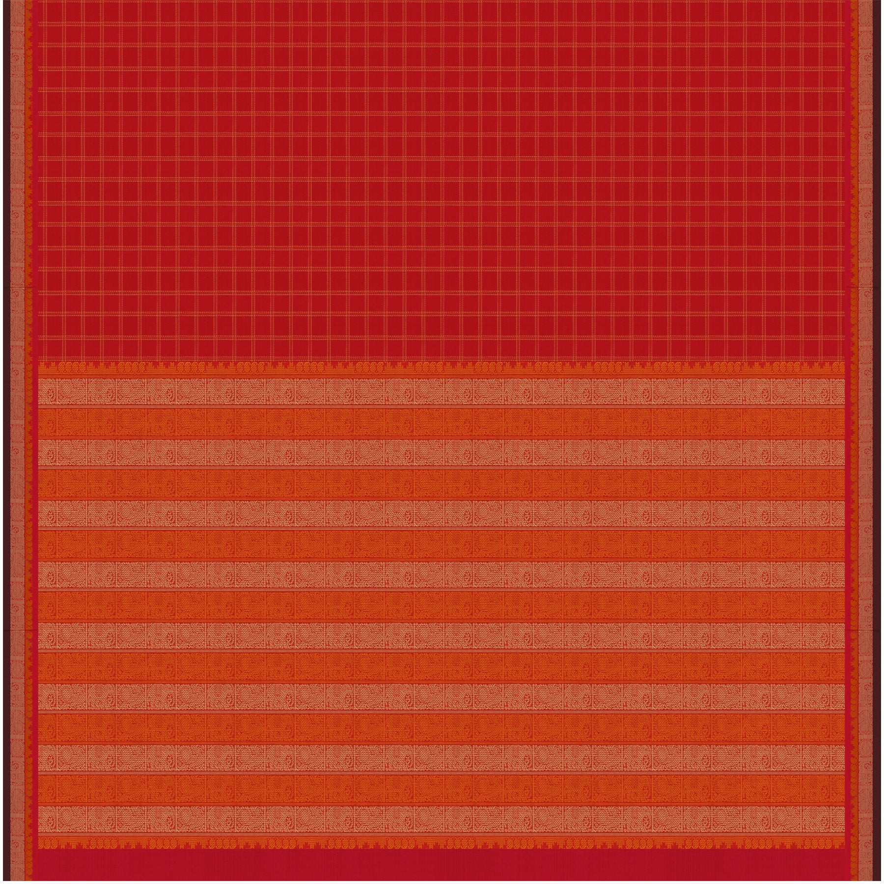 Kanakavalli Kanchi Cotton Sari 23-613-HS003-08566 - Full View