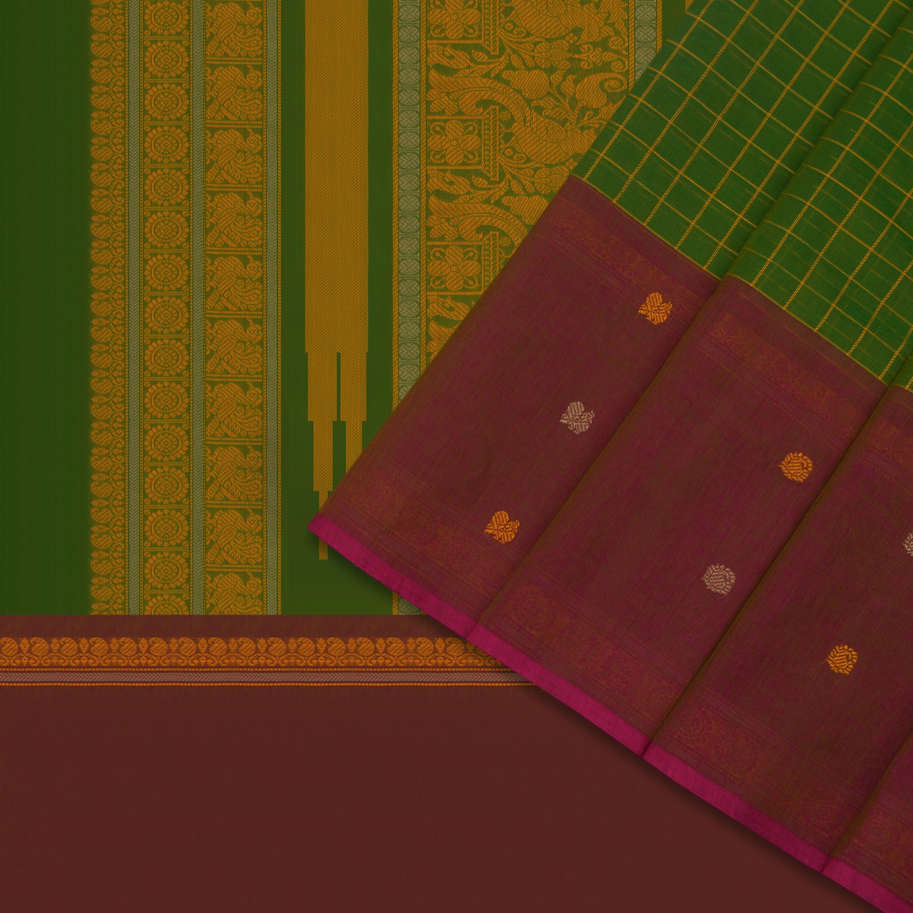 Kanakavalli Kanchi Cotton Sari 23-613-HS003-08615 - Cover View