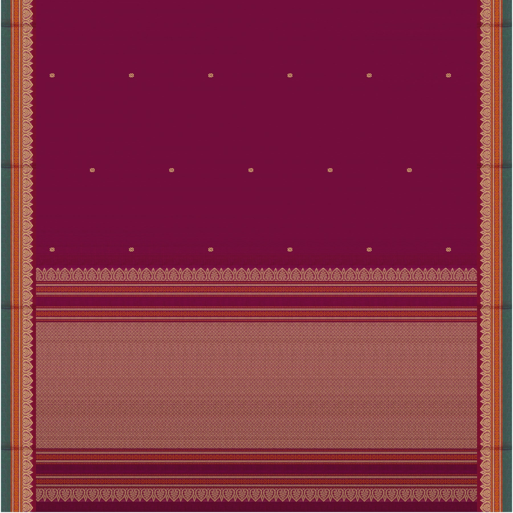 Kanakavalli Kanchi Cotton Sari 23-613-HS003-08644 - Full View