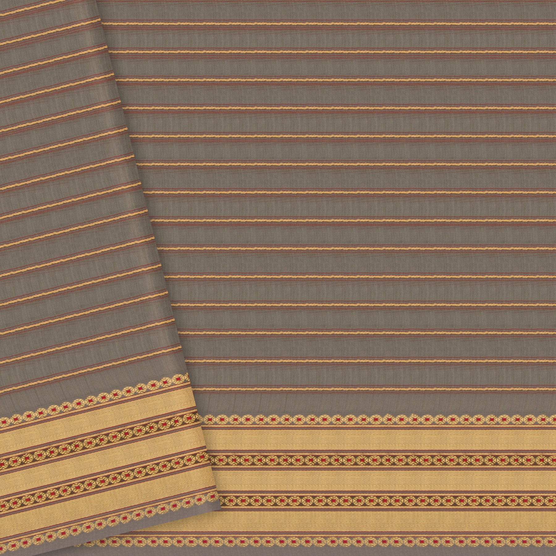 Pradeep Pillai Chanderi Silk /Cotton Sari 24-008-HS002-00646 - Blouse View
