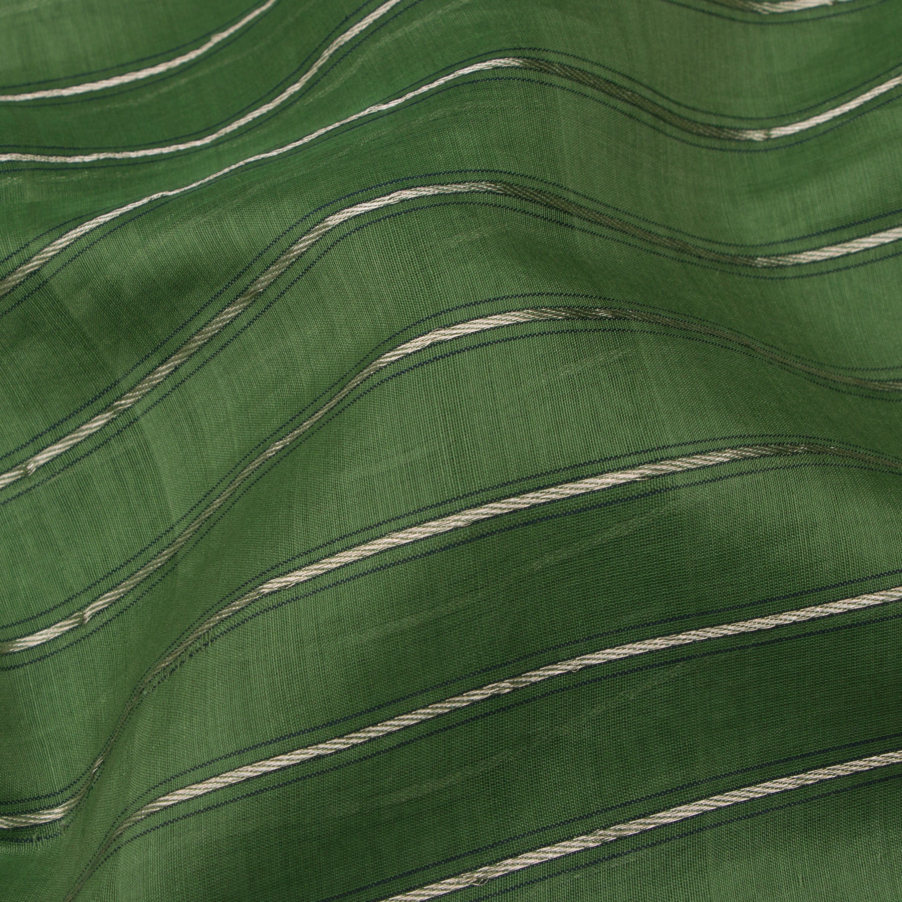 Pradeep Pillai Chanderi Silk/Cotton Sari 25-008-HS002-00400 - Fabric View