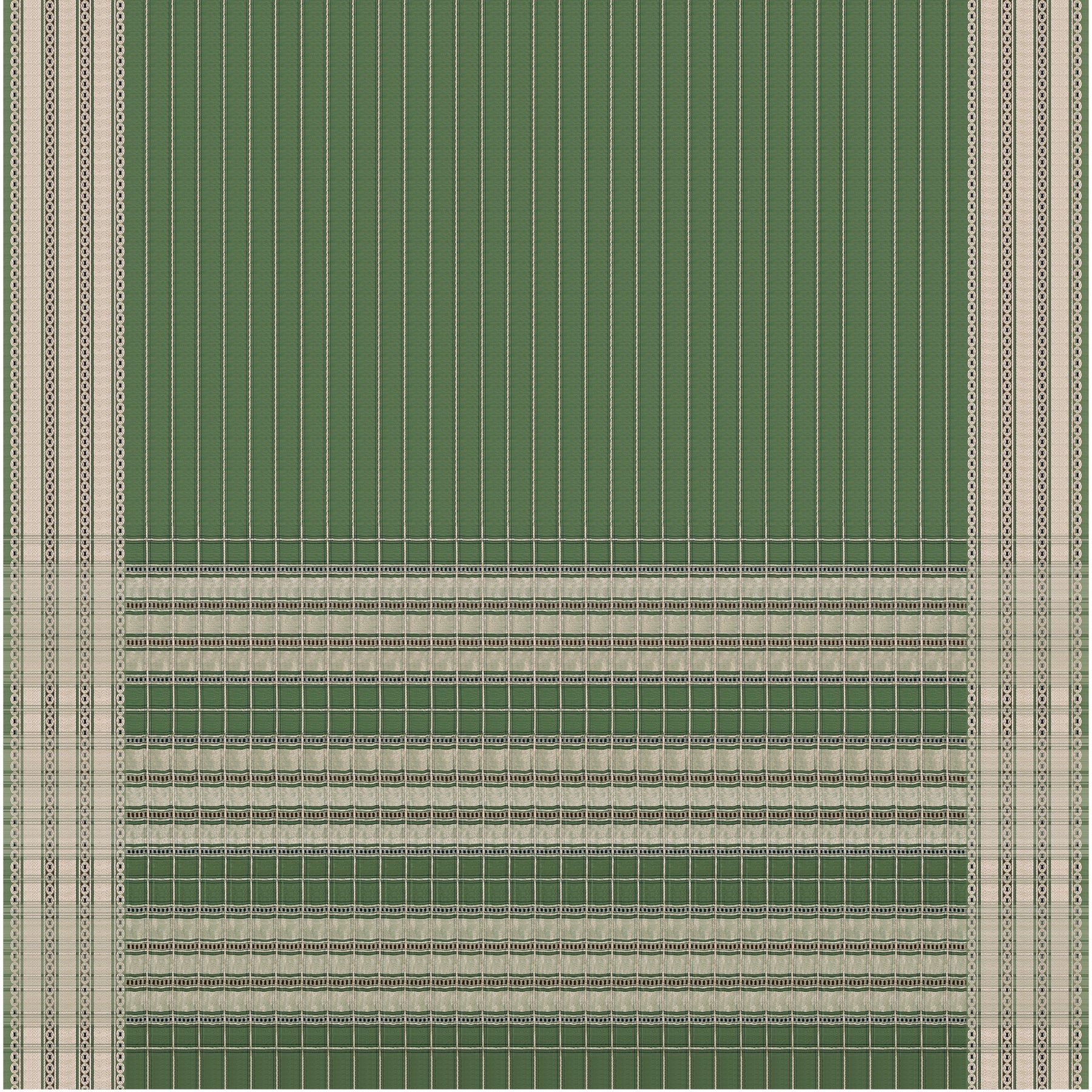 Pradeep Pillai Chanderi Silk/Cotton Sari 25-008-HS002-00400 - Full View