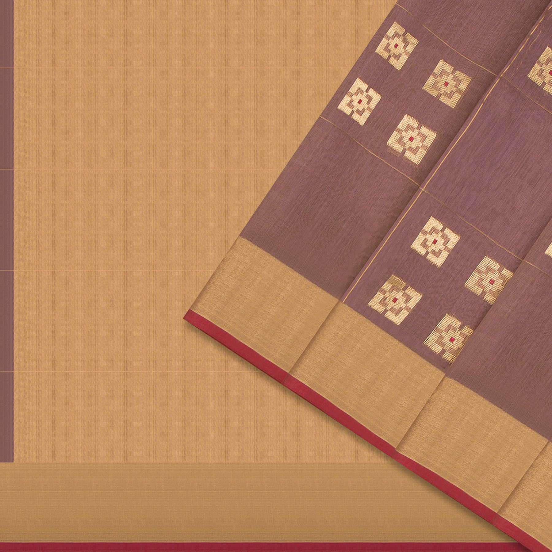 Pradeep Pillai Chanderi Silk Sari 24-008-HS002-00654 - Cover View