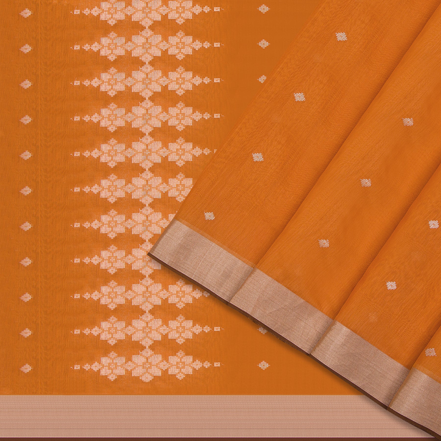 Pradeep Pillai Chanderi Silk Sari 24-008-HS002-00669 - Cover View