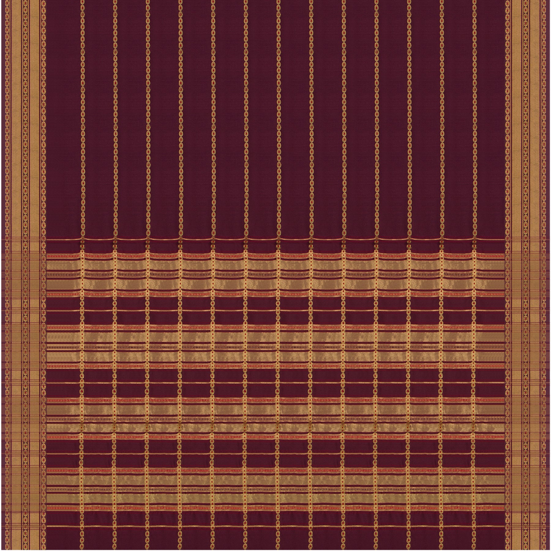 Pradeep Pillai Silk Sari 24-008-HS002-00709 - Full View