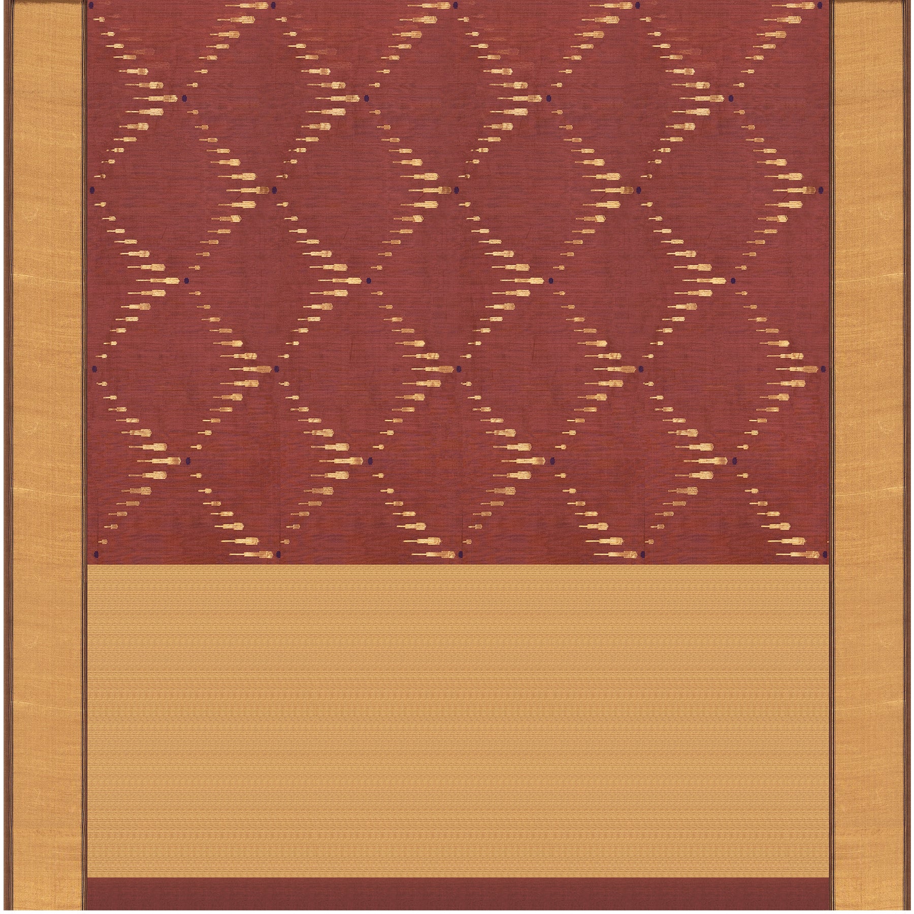 Pradeep Pillai Chanderi Silk Sari 25-008-HS002-00426 - Full View