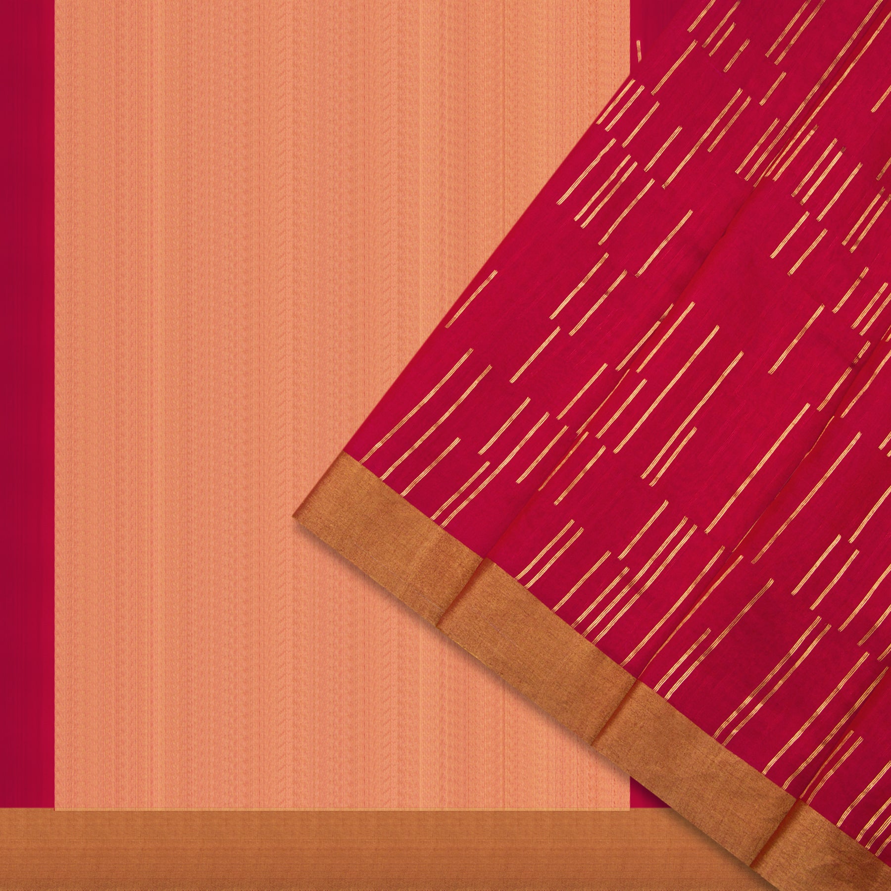 Pradeep Pillai Chanderi Silk Sari 24-008-HS002-00752 - Cover View