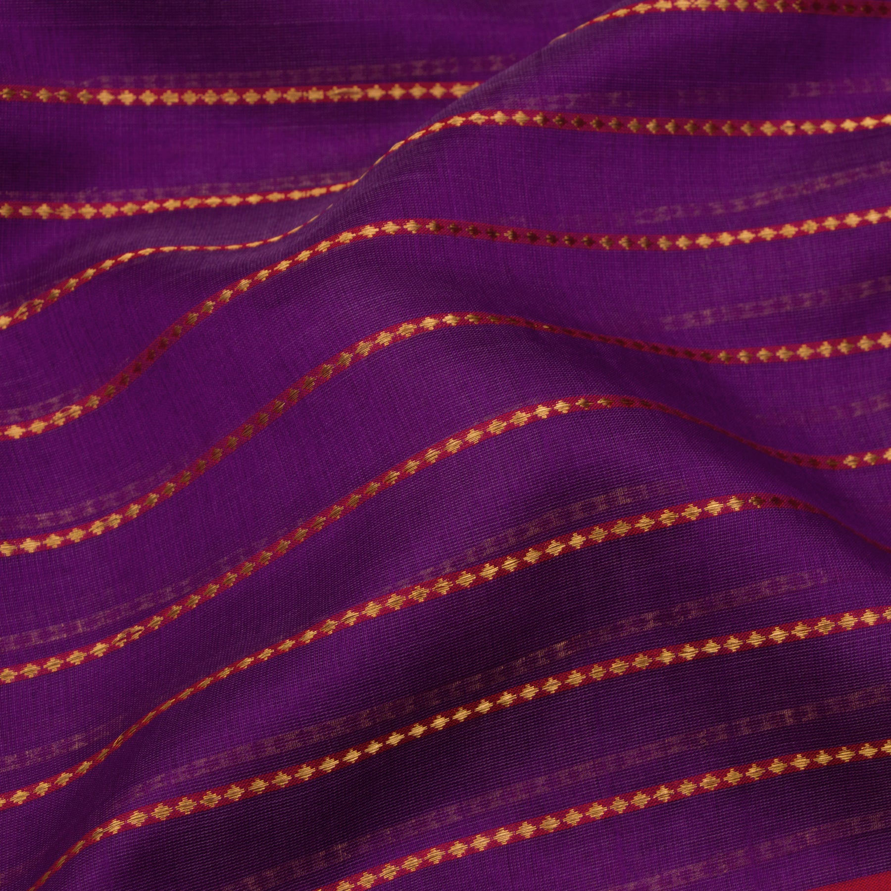 Pradeep Pillai Silk/Cotton Sari 24-008-HS005-00801 - Fabric View