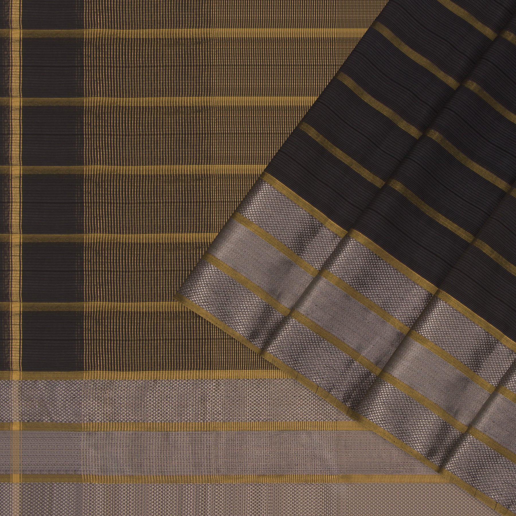 Pradeep Pillai Silk/Cotton Sari 24-008-HS005-00813 - Cover View