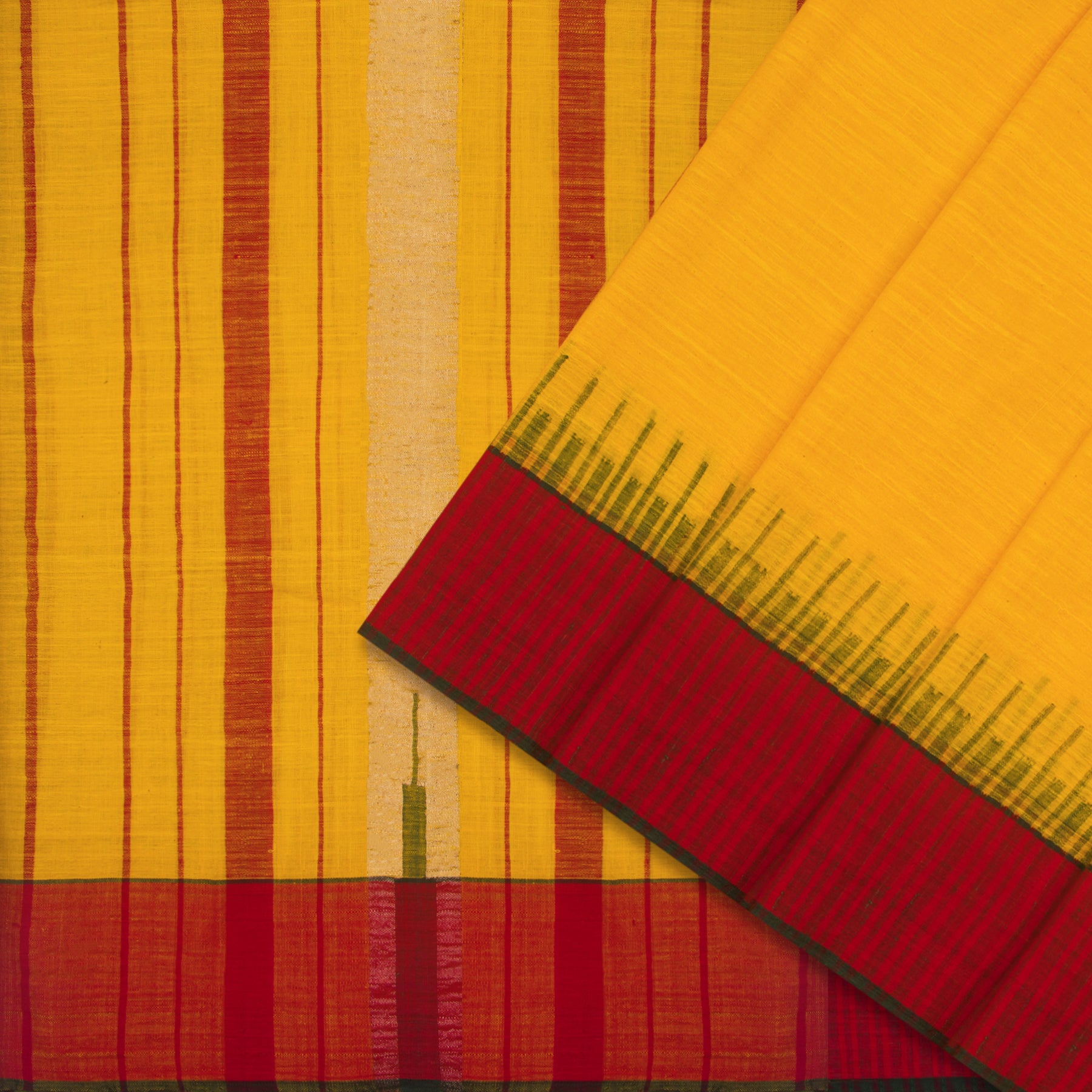 TaanBaan Khadi Cotton Sari 24-013-HS003-00006 - Cover View