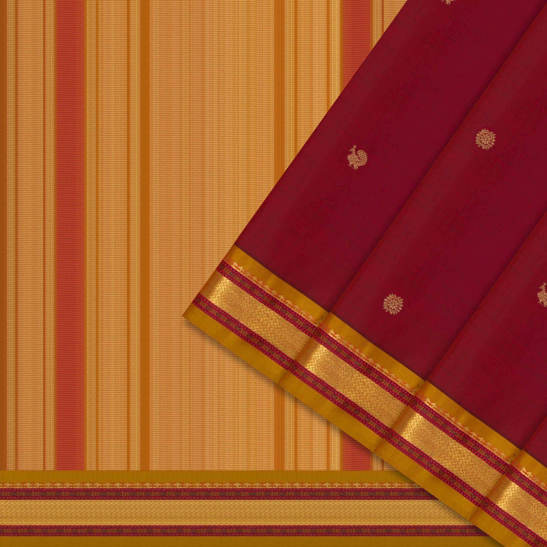 Kanakavalli Kanjivaram Silk Sari 24-040-HS001-08161 - Cover View
