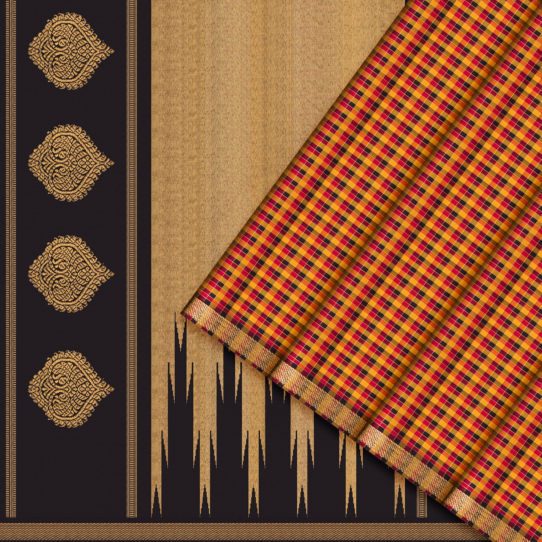 Kanakavalli Kanjivaram Silk Sari 23-040-HS001-00898 - Cover View