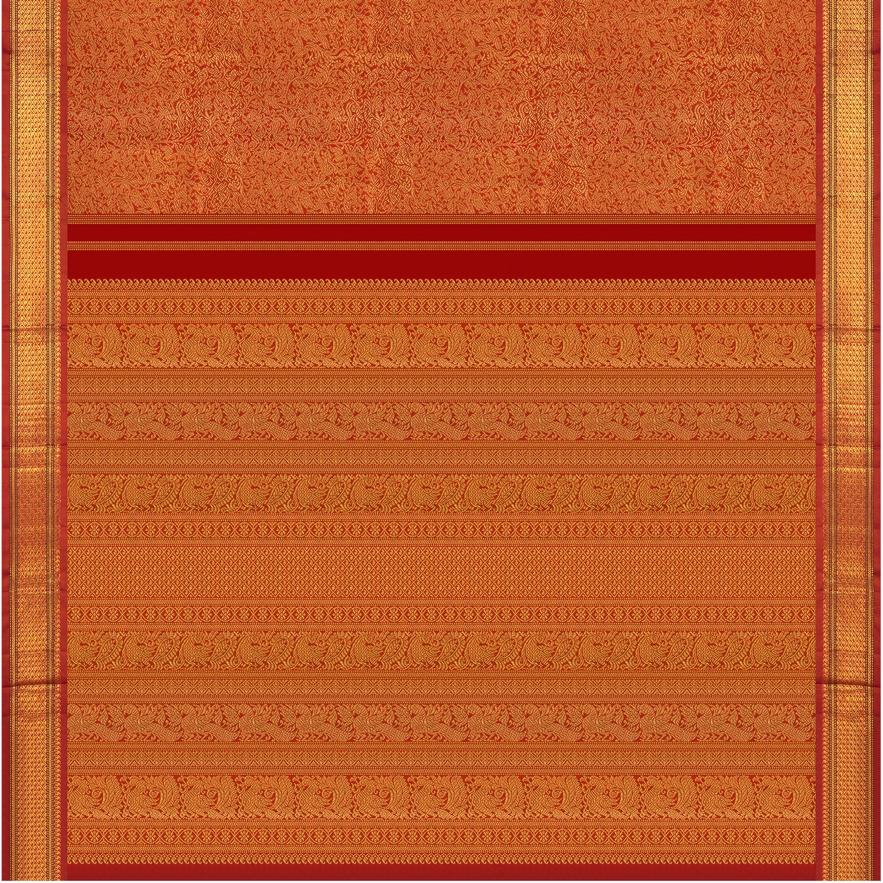 Kanakavalli Kanjivaram Silk Sari 24-040-HS001-01039 - Full View