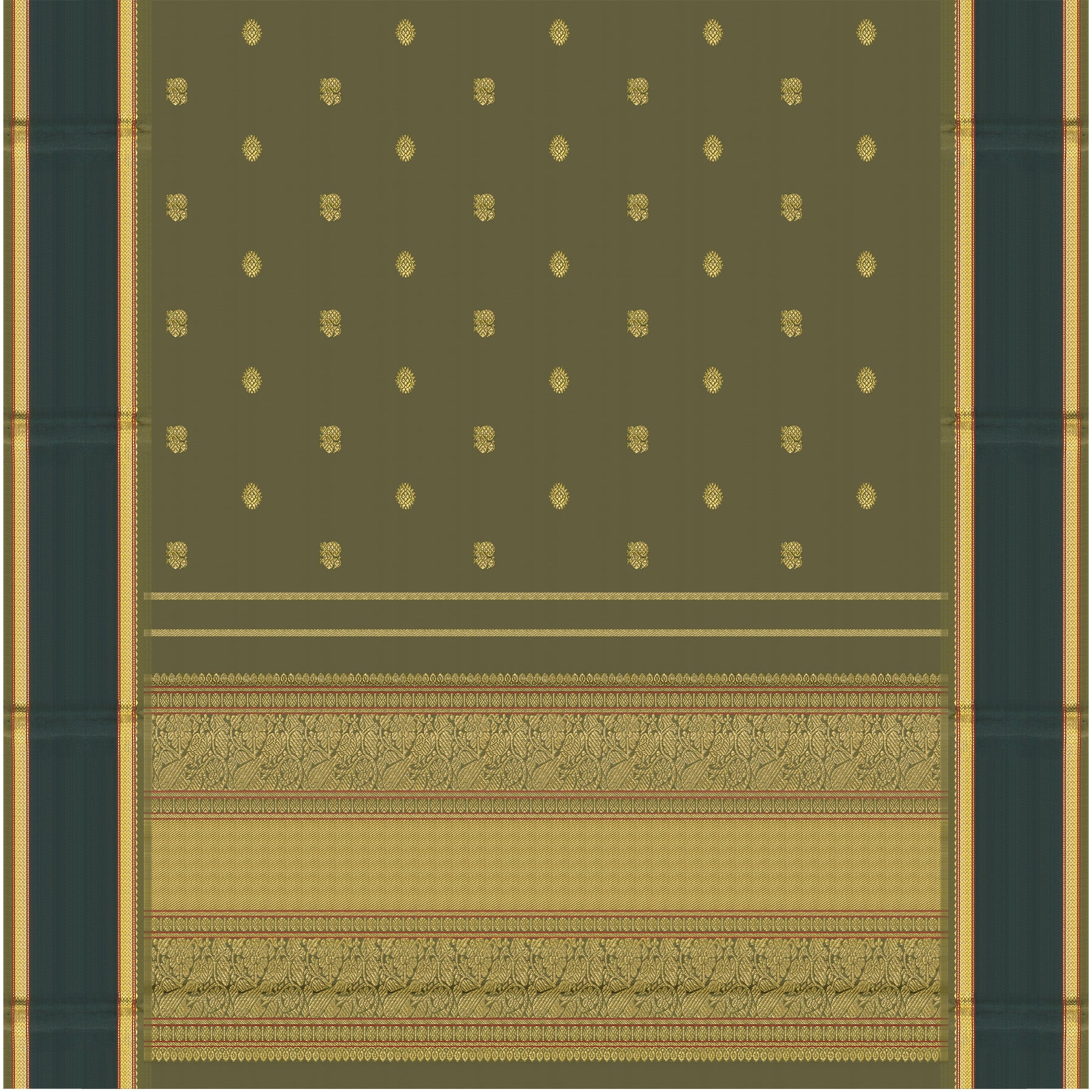 Kanakavalli Kanjivaram Silk Sari 24-040-HS001-02411 - Full View