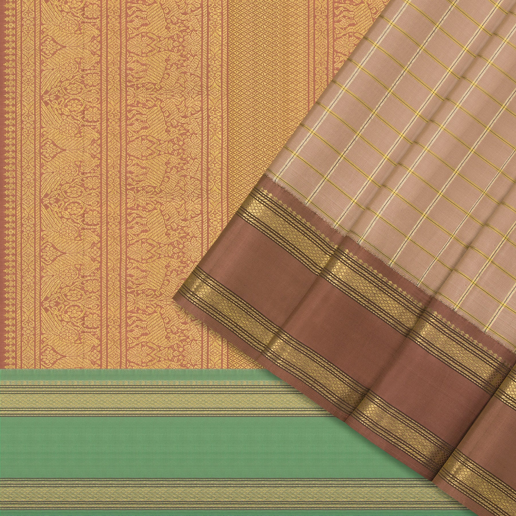 Kanakavalli Kanjivaram Silk Sari 24-040-HS001-02424 - Cover View