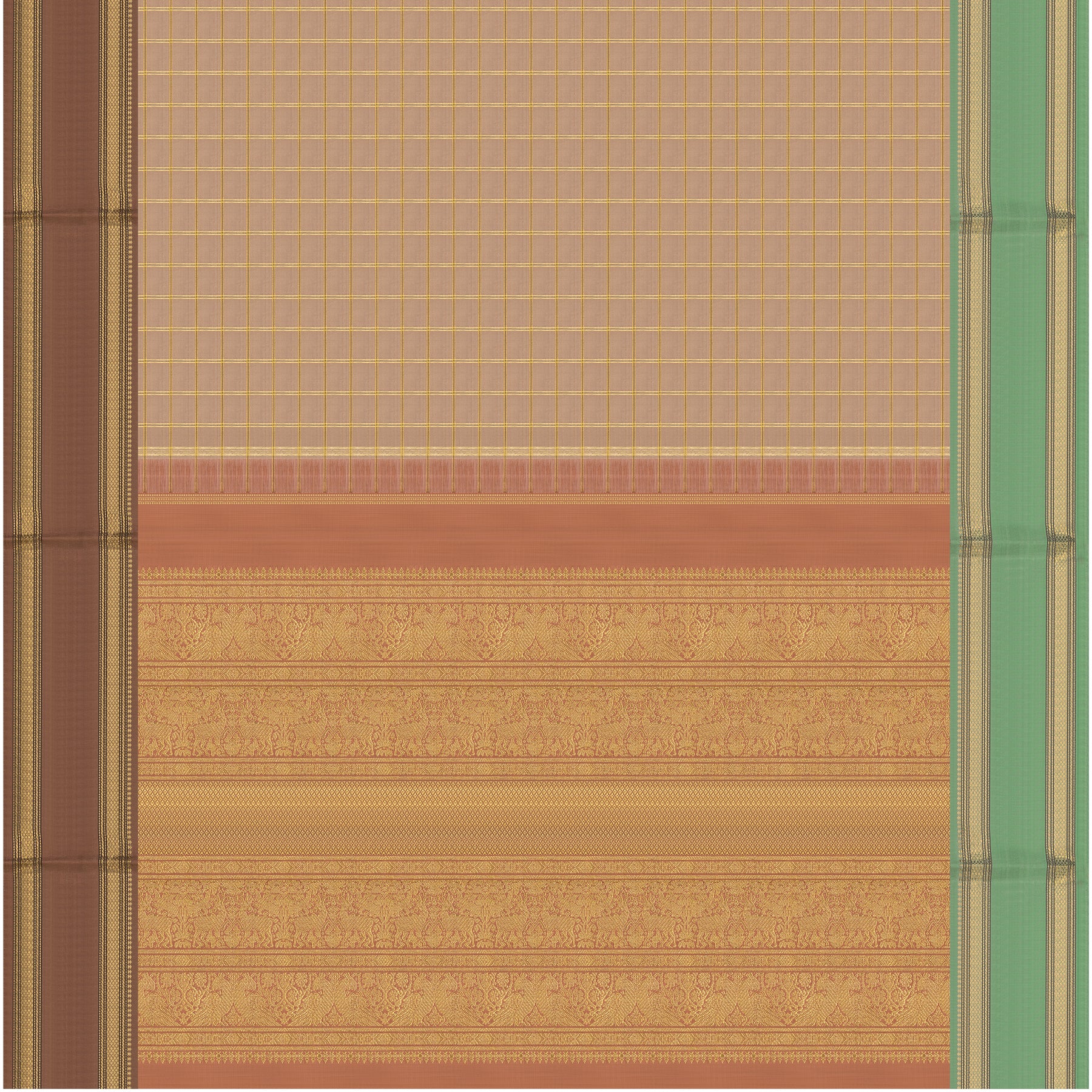 Kanakavalli Kanjivaram Silk Sari 24-040-HS001-02424 - Full View
