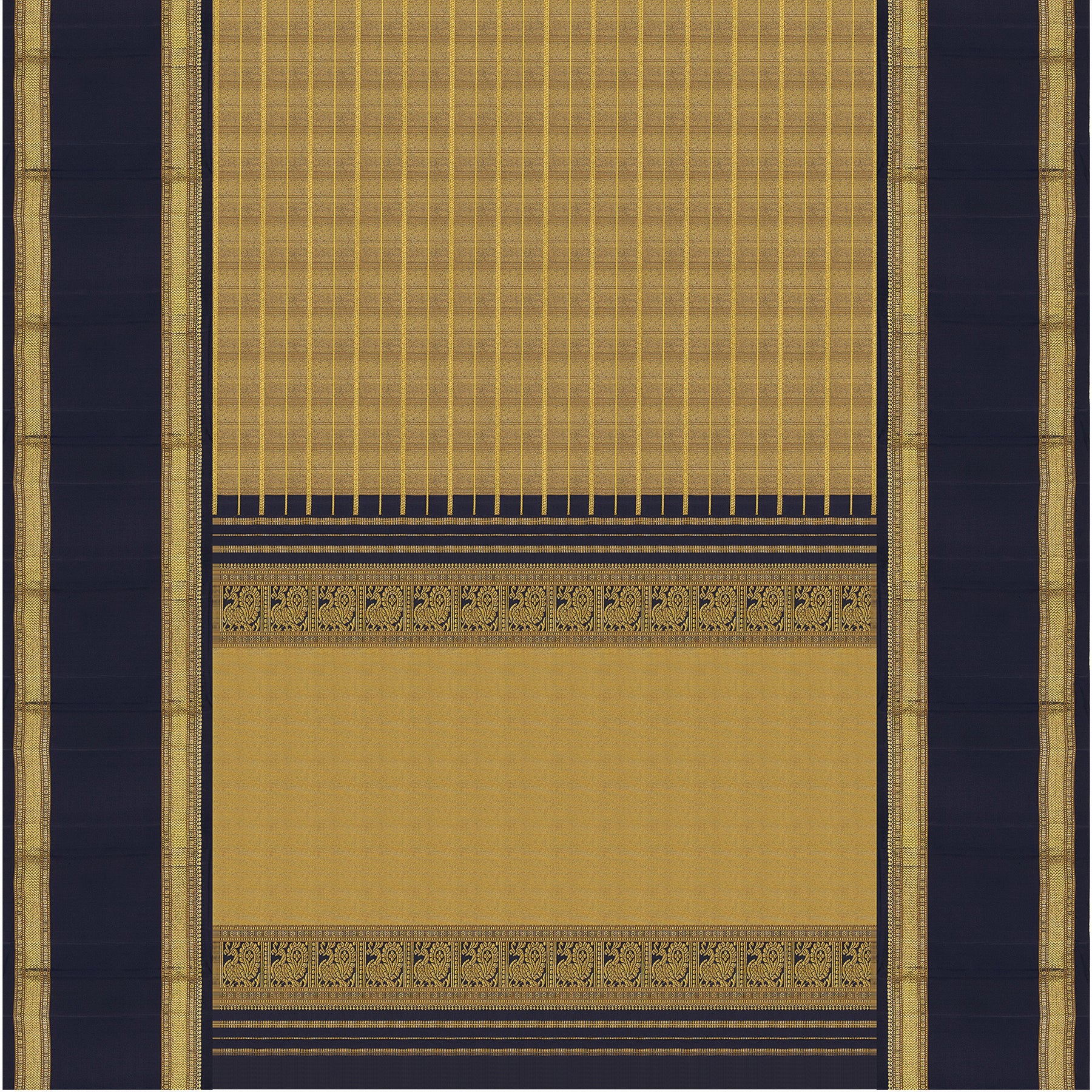 Kanakavalli Kanjivaram Silk Sari 24-040-HS001-02445 - Full View