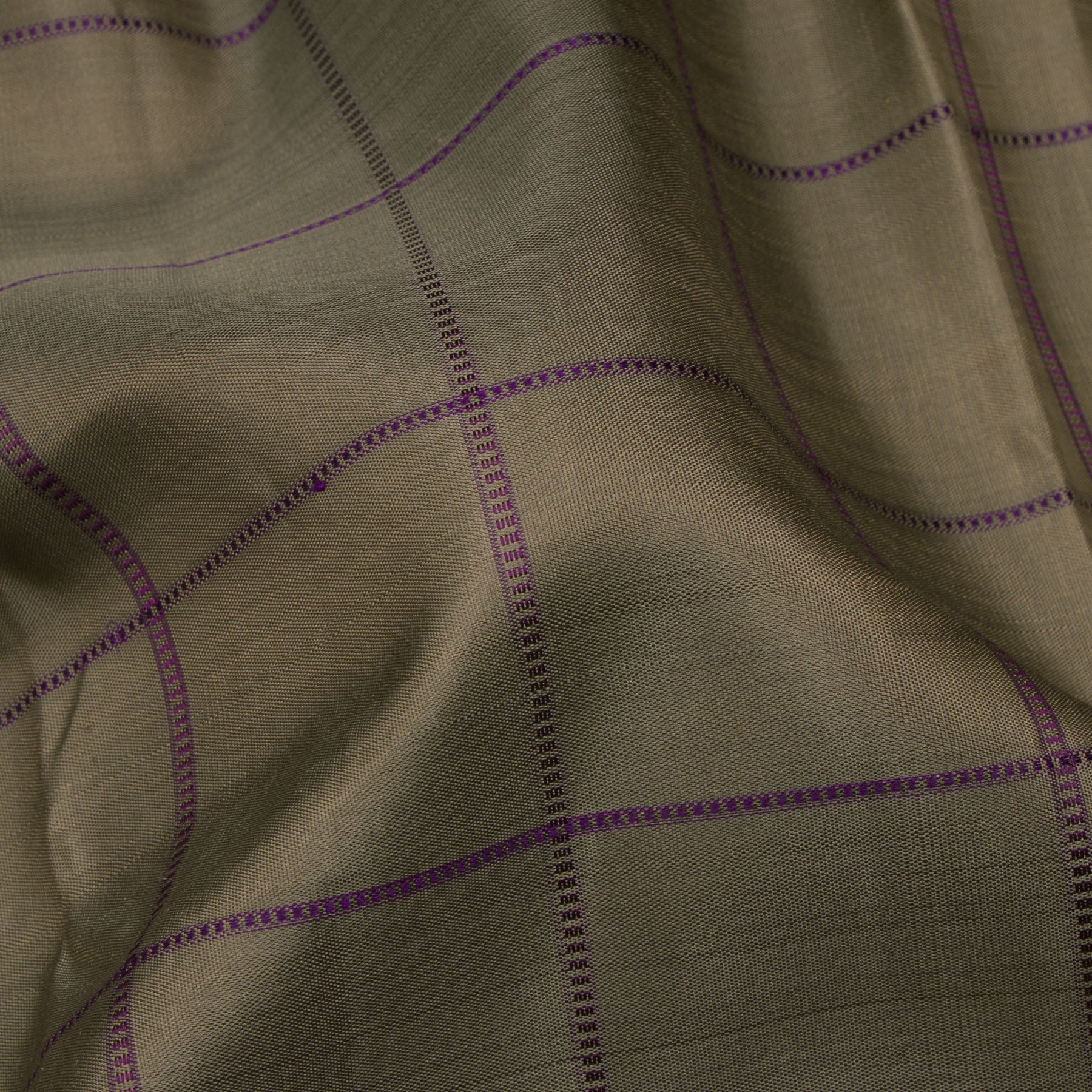 Kanakavalli Kanjivaram Silk Sari 24-040-HS001-04625 - Fabric View