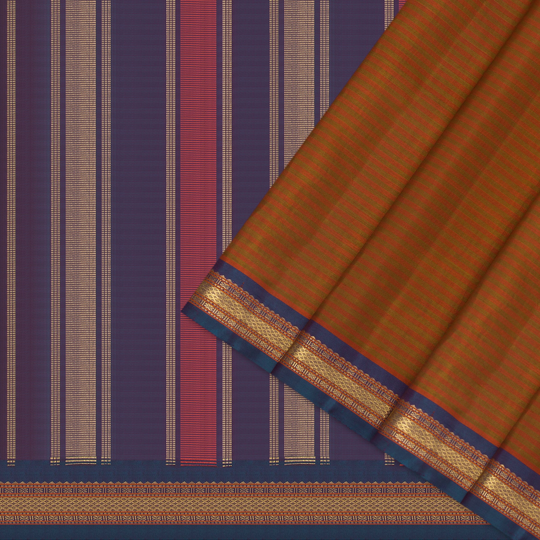 Kanakavalli Kanjivaram Silk Sari 24-040-HS001-04644 - Cover View