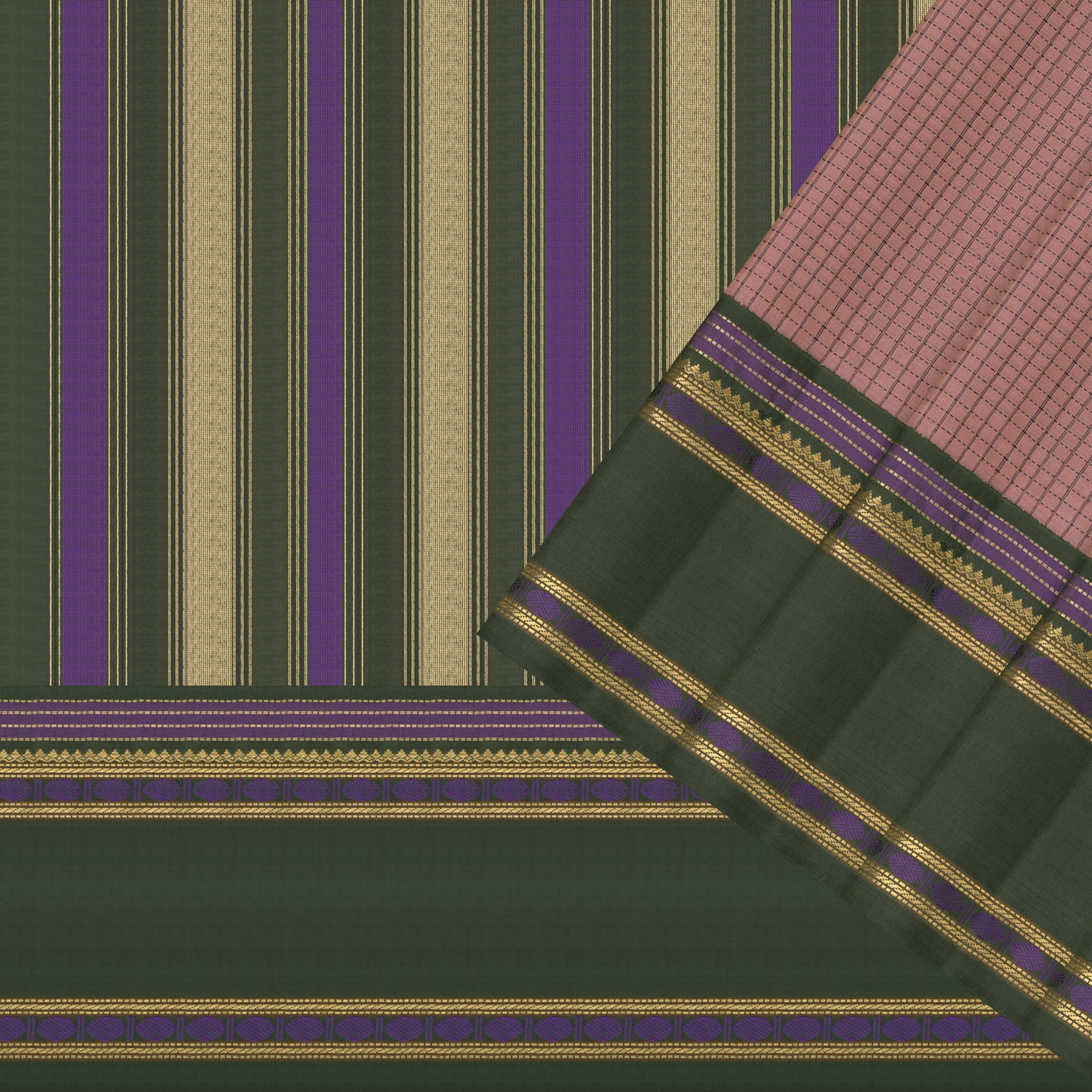 Kanakavalli Kanjivaram Silk Sari 24-040-HS001-04732 - Cover View