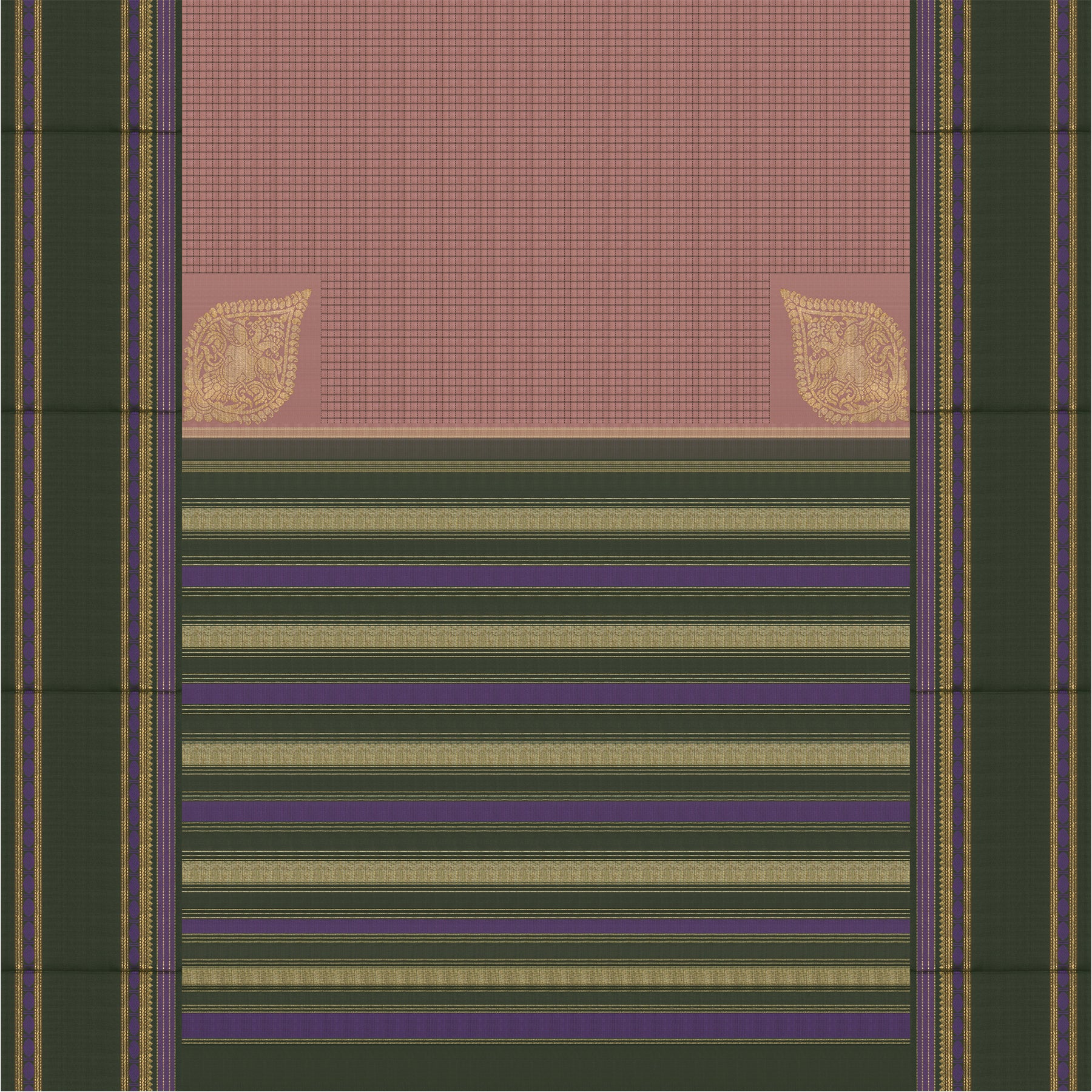 Kanakavalli Kanjivaram Silk Sari 24-040-HS001-04732 - Full View